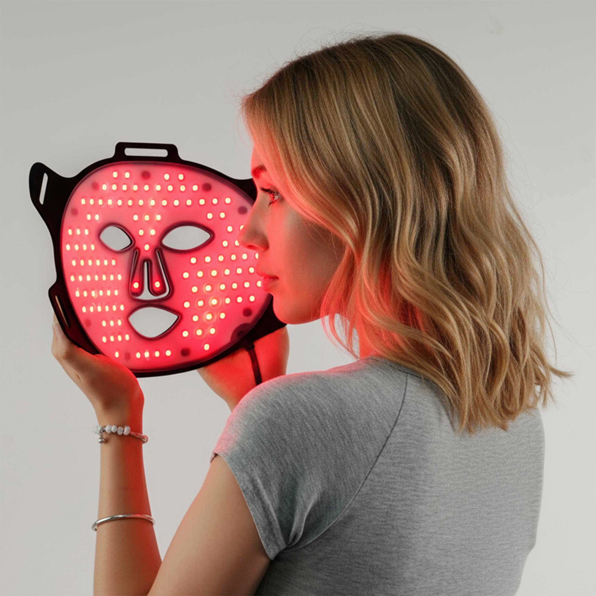 Voir la diapositive 5 : YOGHI Masque facial à luminothérapie LED - Noir