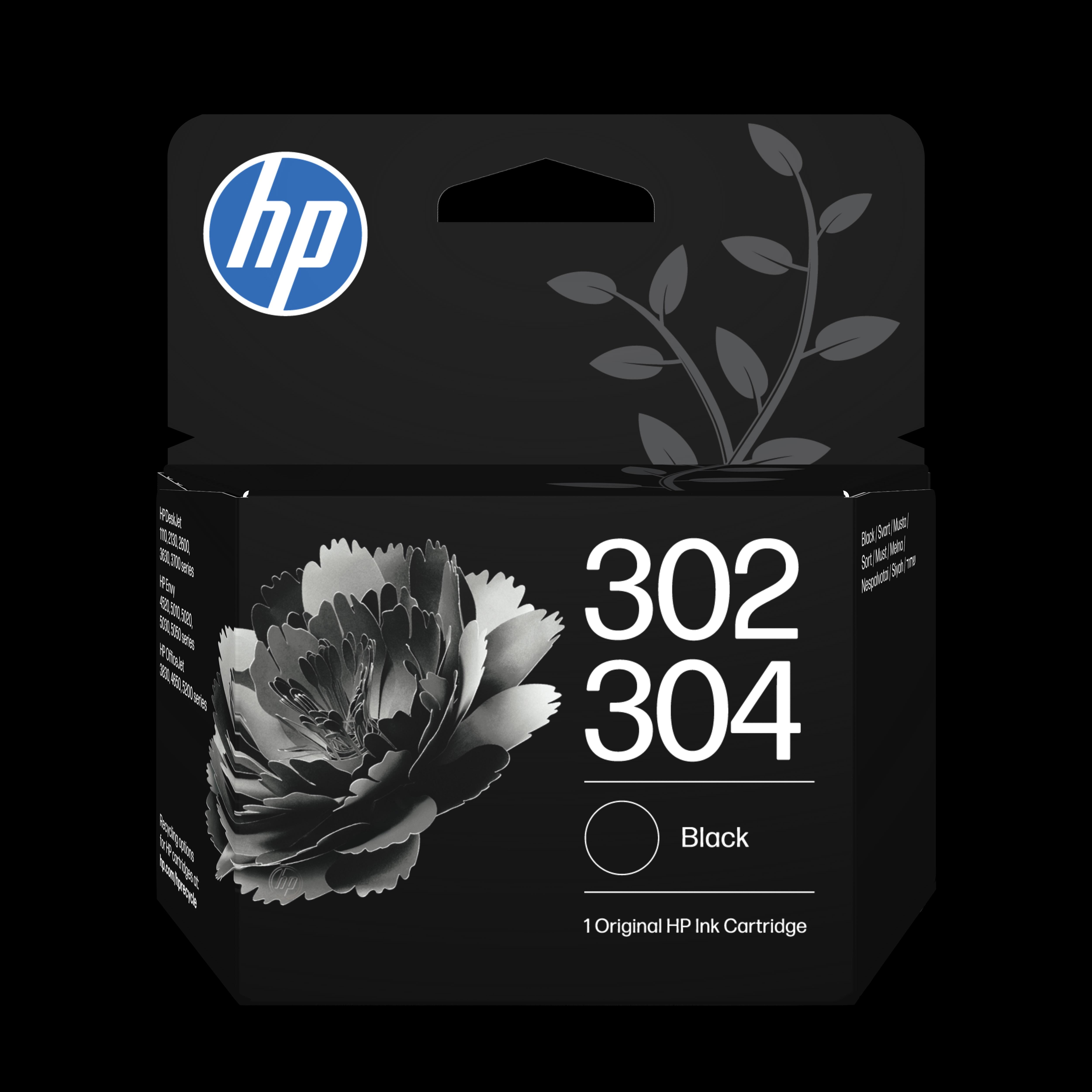 HP Cartouche d'Encre 302/304 - Noir
