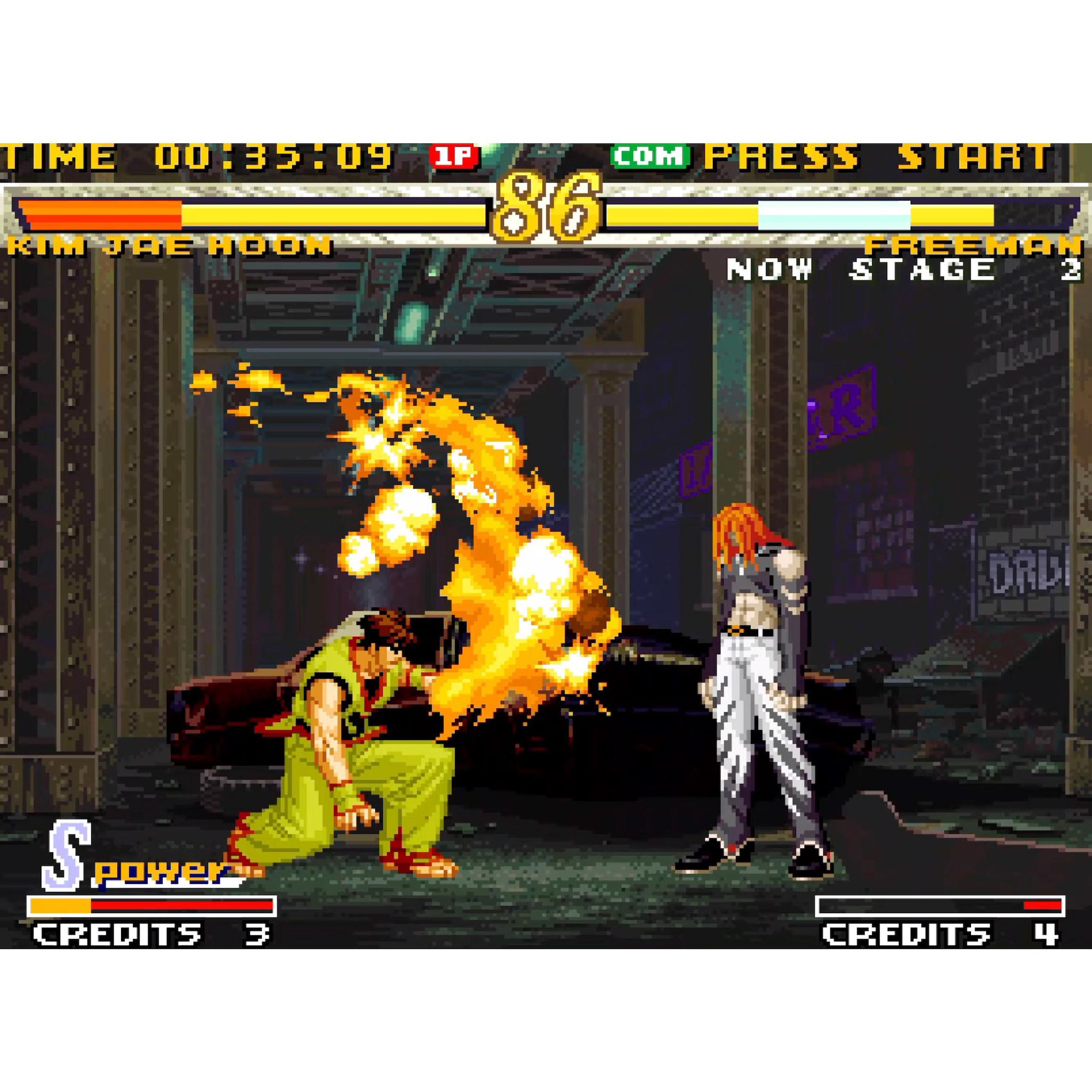 Voir la diapositive 2 : Garou Mark Of The Wolves Neogeo