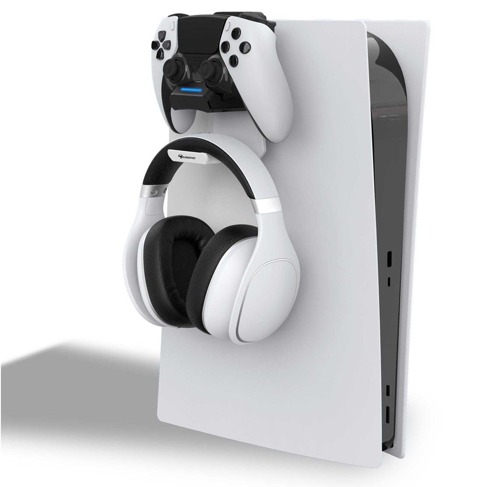SUBSONIC Chargeur PS5 et Stand Casque Gaming