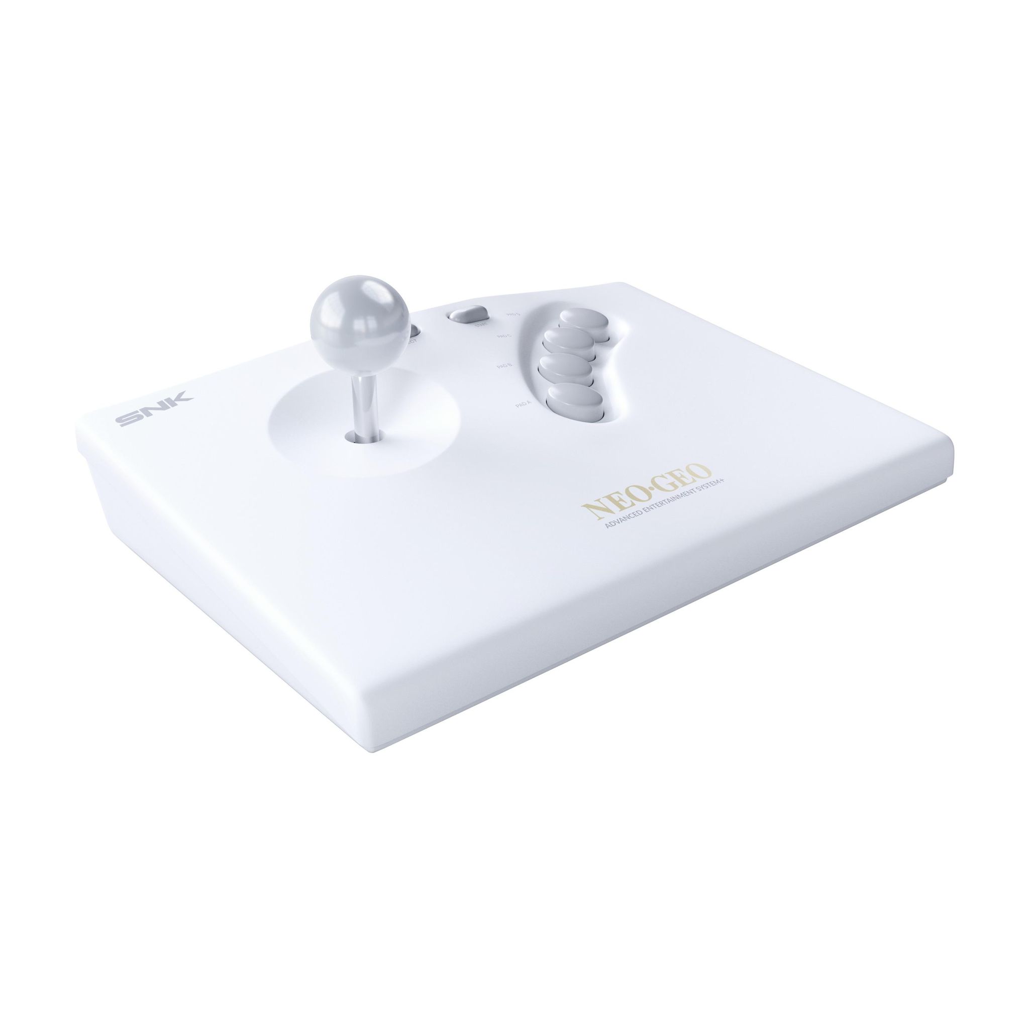 Voir la diapositive 2 : Console Rétrogaming Arcade Stick Neogeo Aes+ Blanc