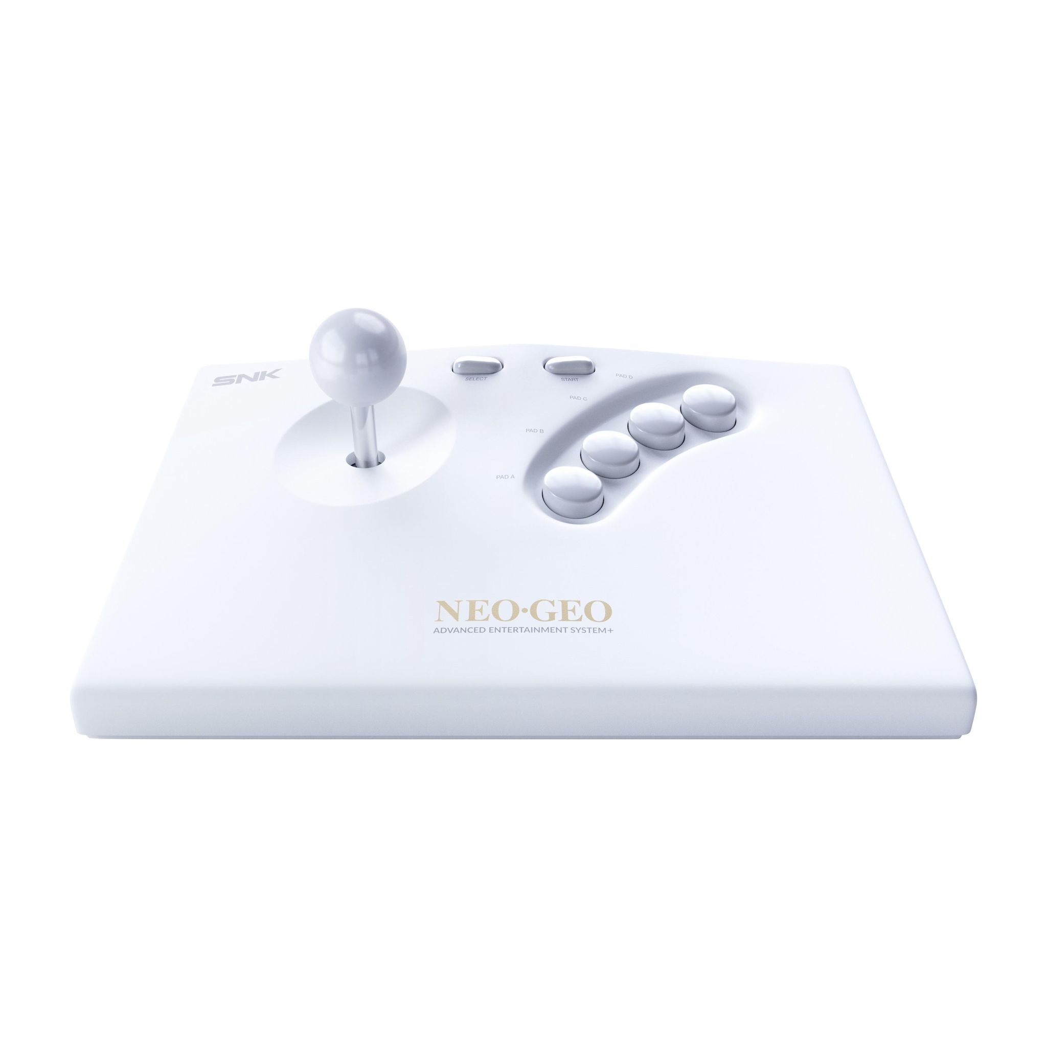 Voir la diapositive 3 : Console Rétrogaming Arcade Stick Neogeo Aes+ Blanc