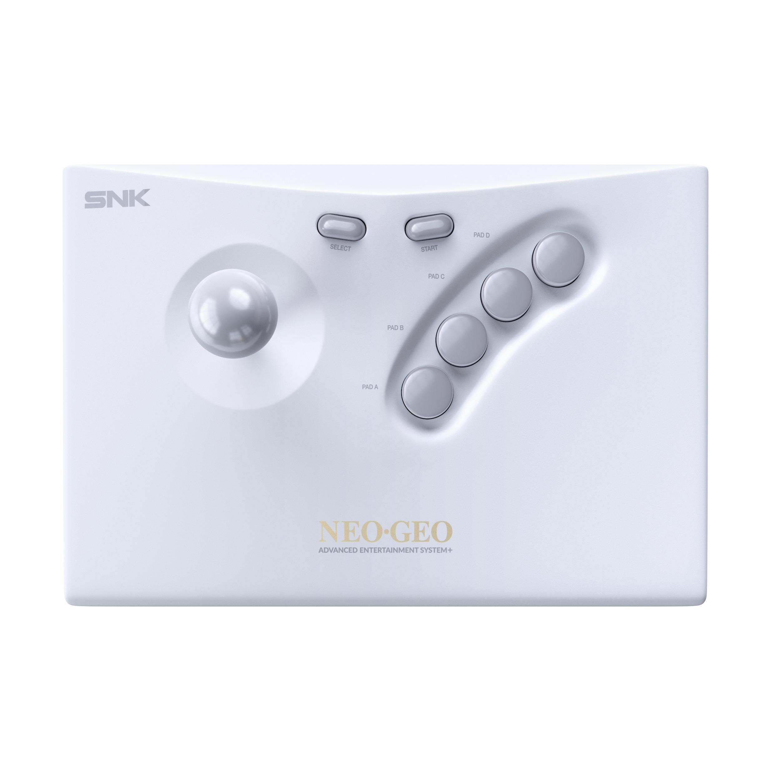 Voir la diapositive 4 : Console Rétrogaming Arcade Stick Neogeo Aes+ Blanc