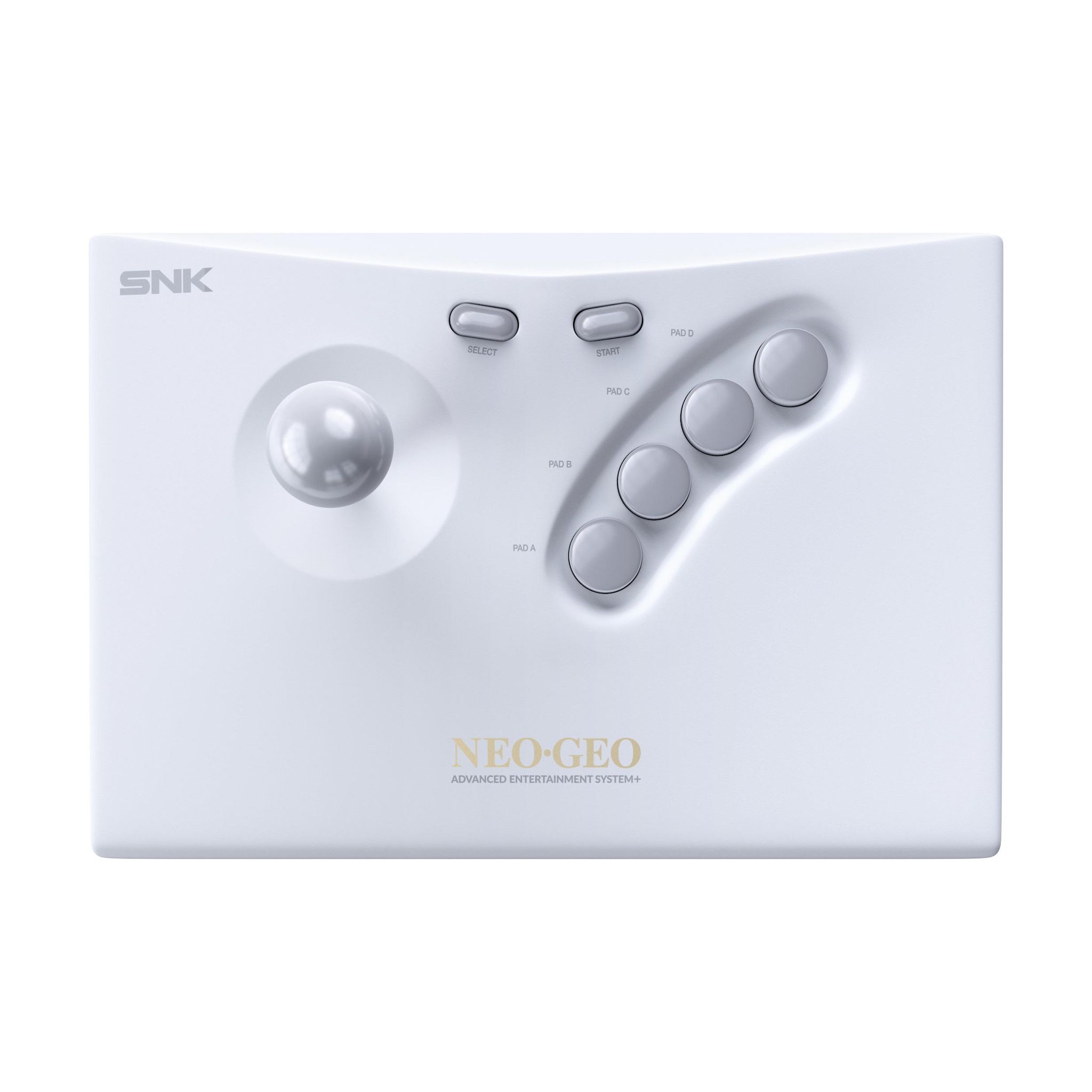 Voir la diapositive 4 : Console Rétrogaming Arcade Stick Neogeo Aes+ Blanc