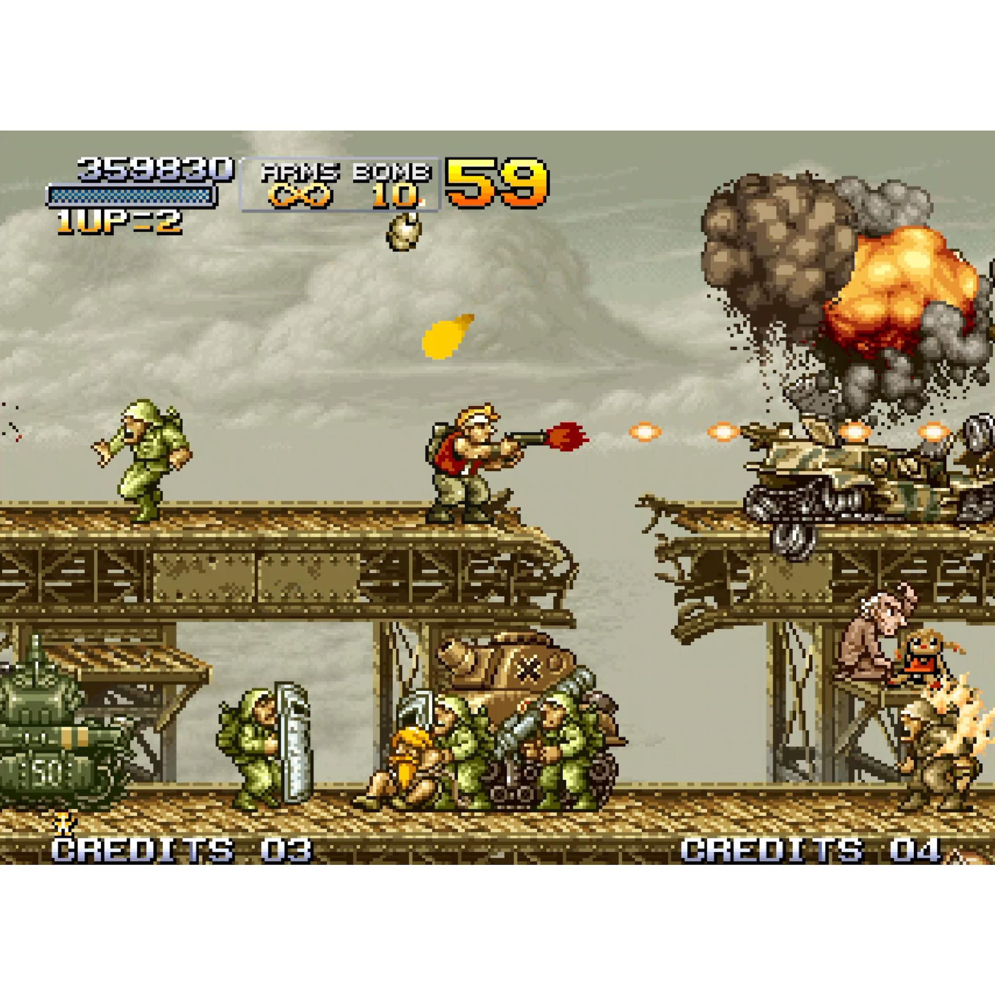 Voir la diapositive 5 : Metal Slug Neogeo