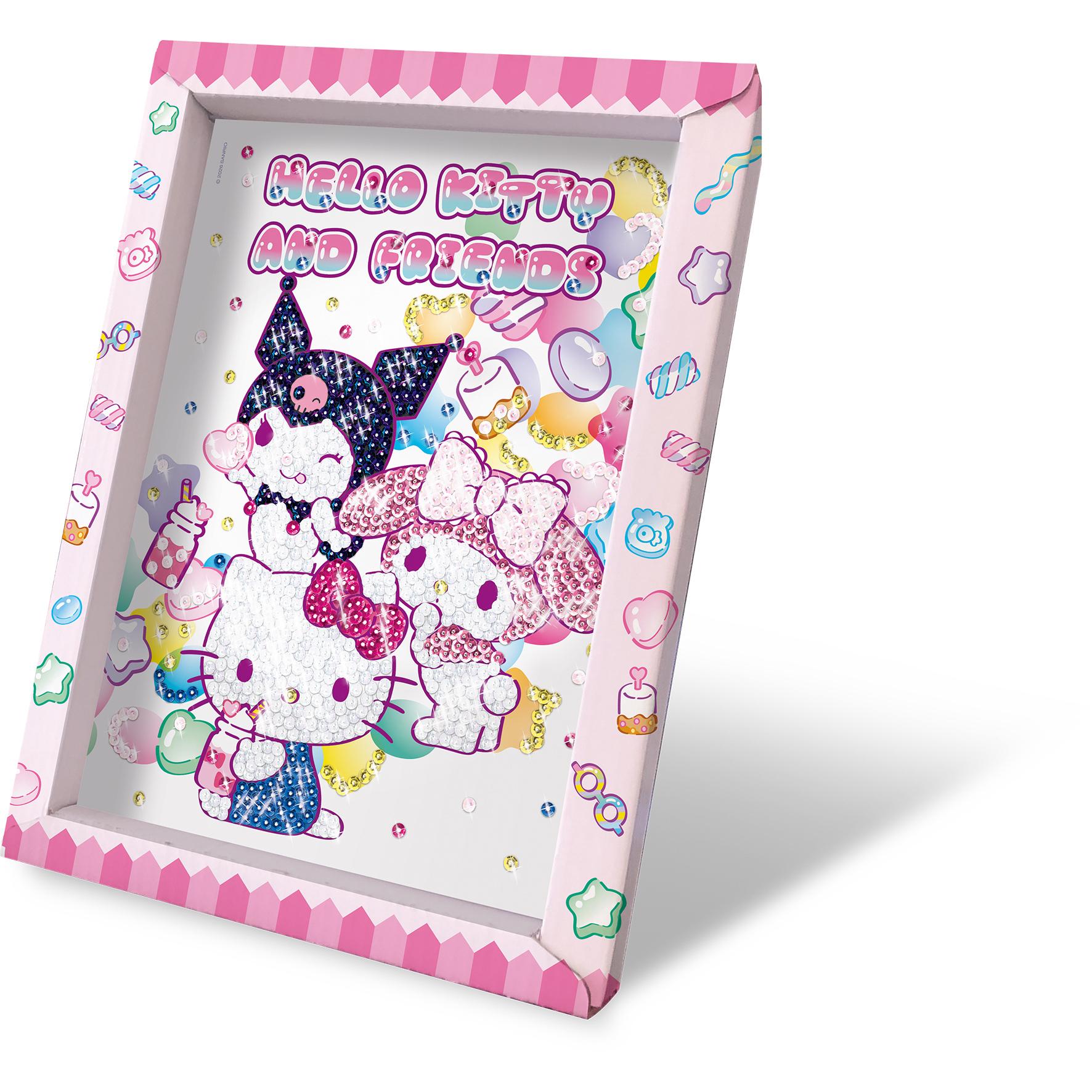 Voir la diapositive 5 : LANSAY Collection sequins Cadre hello Kitty and Friends