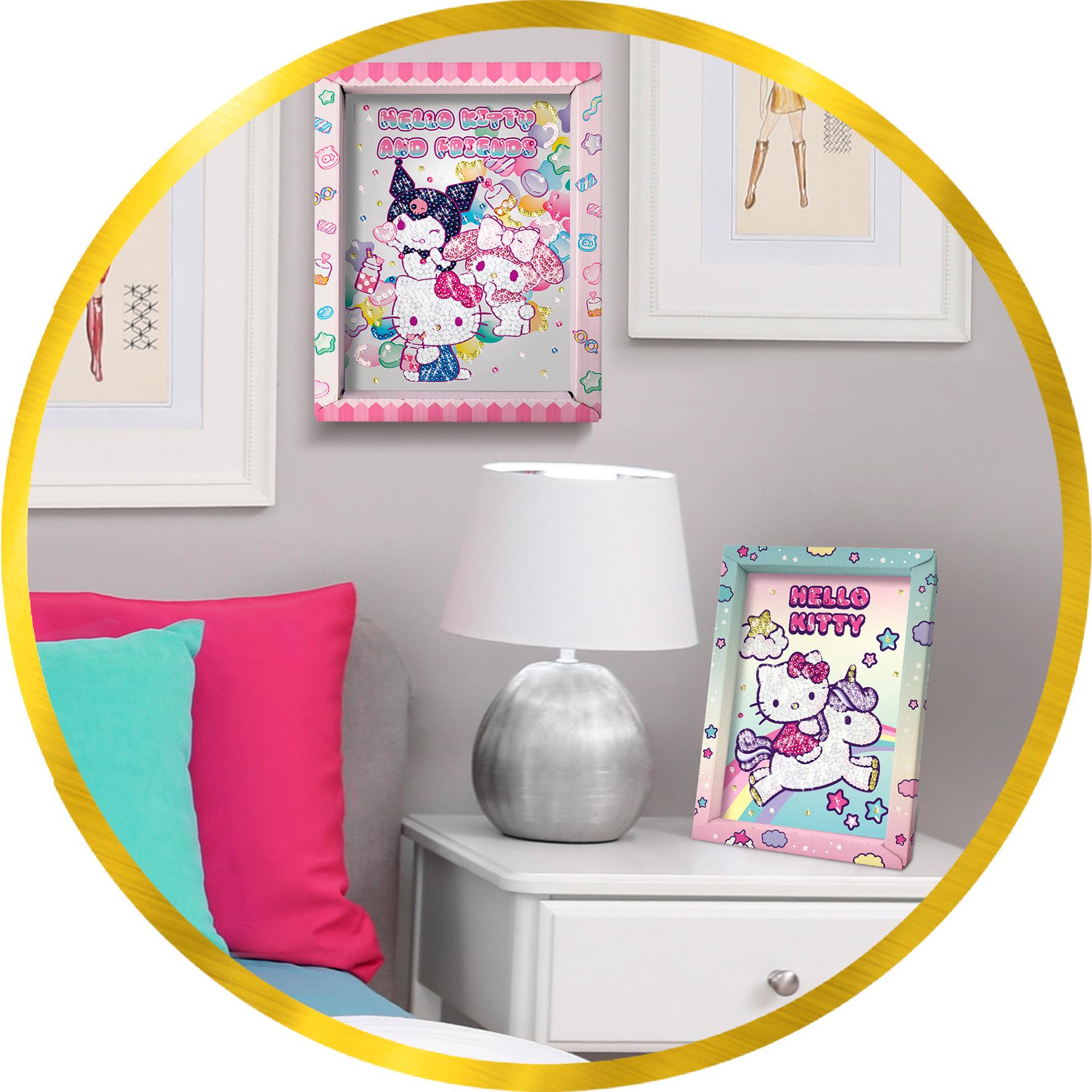 Voir la diapositive 6 : LANSAY Collection sequins Cadre hello Kitty and Friends