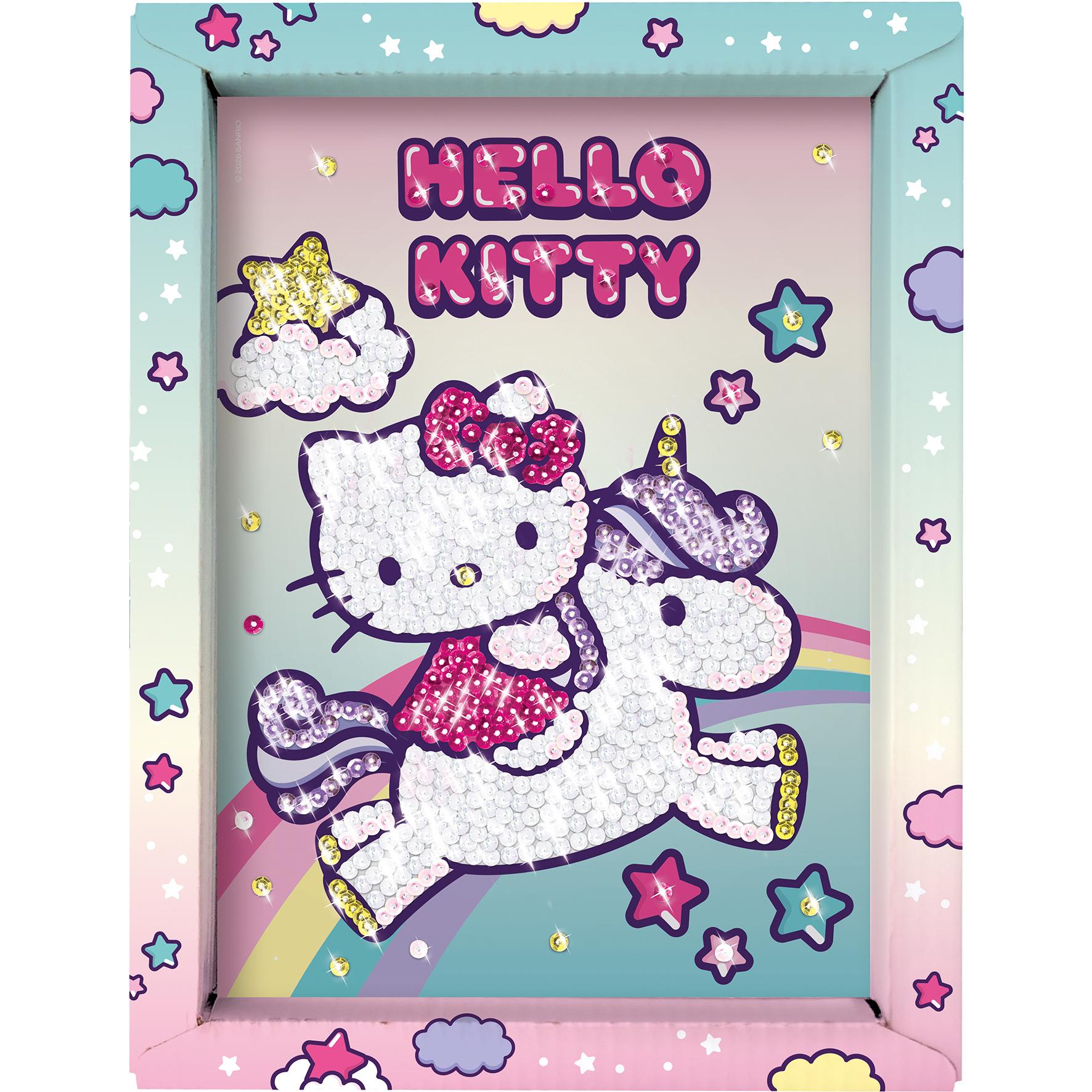 Voir la diapositive 4 : LANSAY Collection Sequins Cadre Hello Kitty