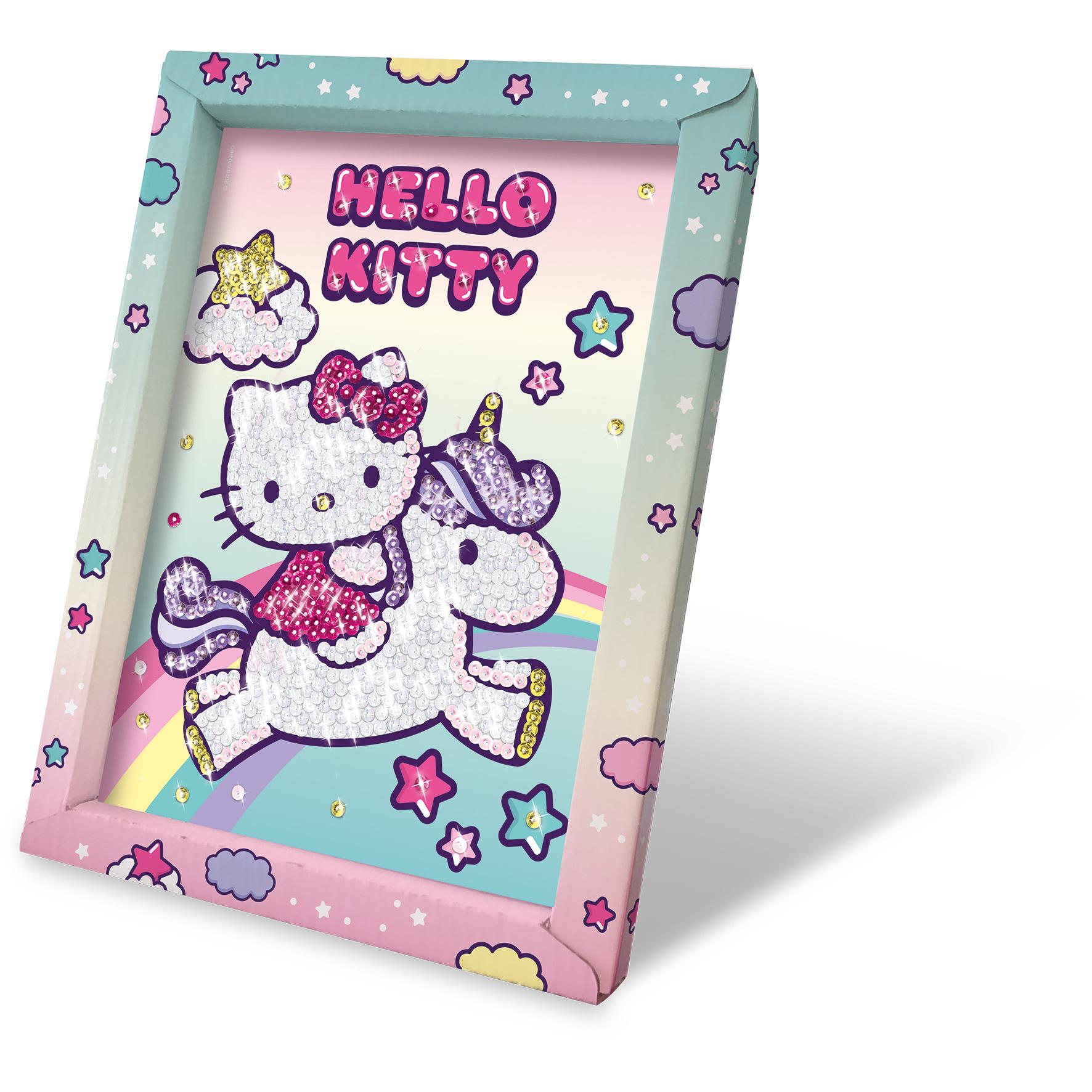 Voir la diapositive 5 : LANSAY Collection Sequins Cadre Hello Kitty
