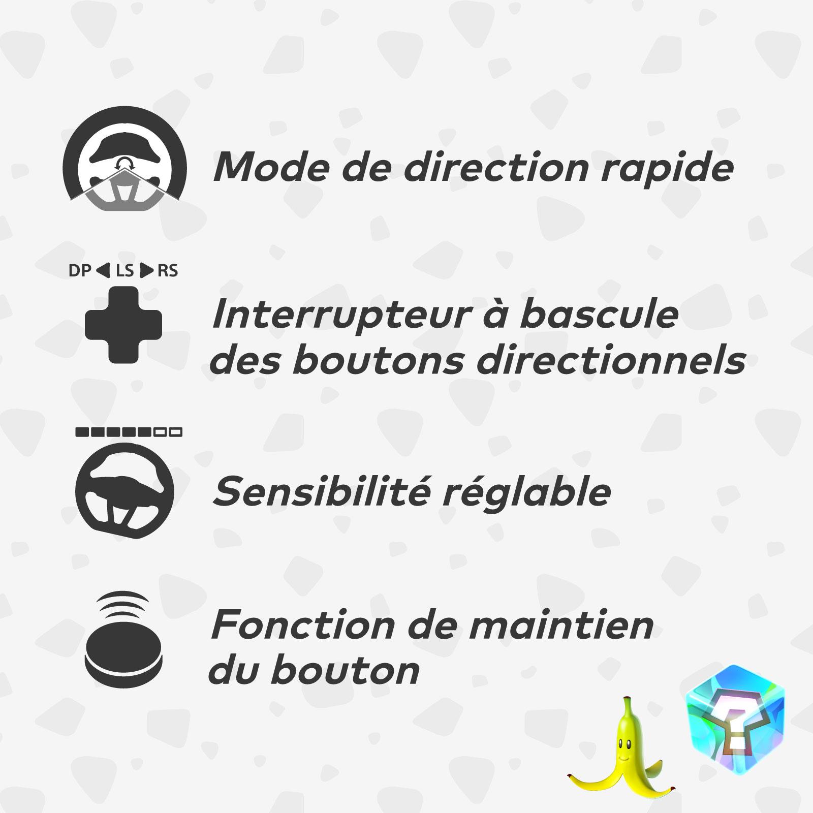 Voir la diapositive 8 : HORI Volant + pédale Mario Deluxe pour Nintendo Switch