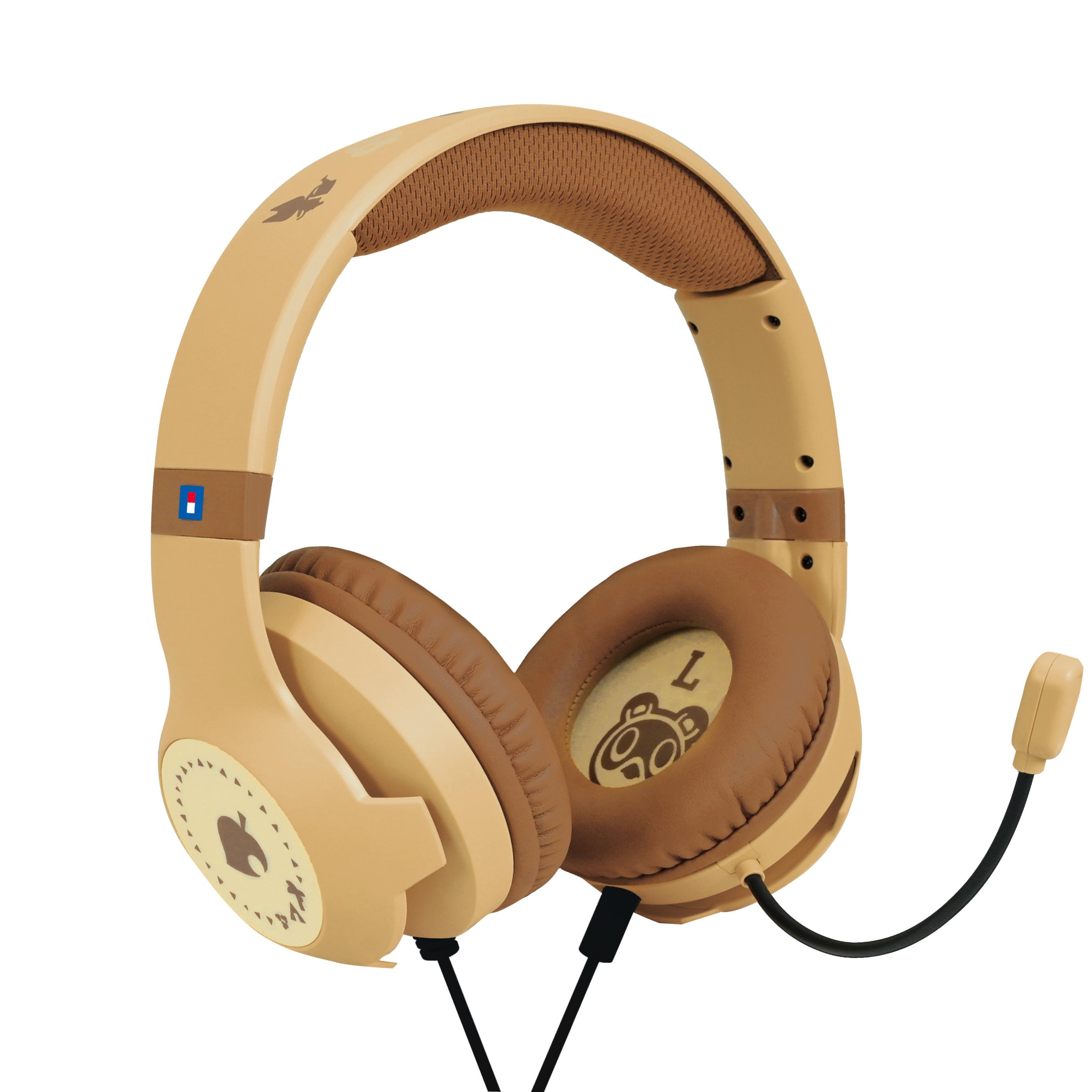 HORI Casque avec micro Animal Crossing pour Nintendo Switch