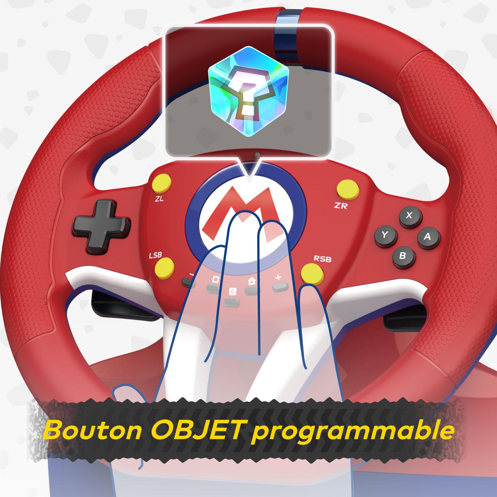 Voir la diapositive 4 : HORI Volant Mario Kart Racing Nintendo Switch 2
