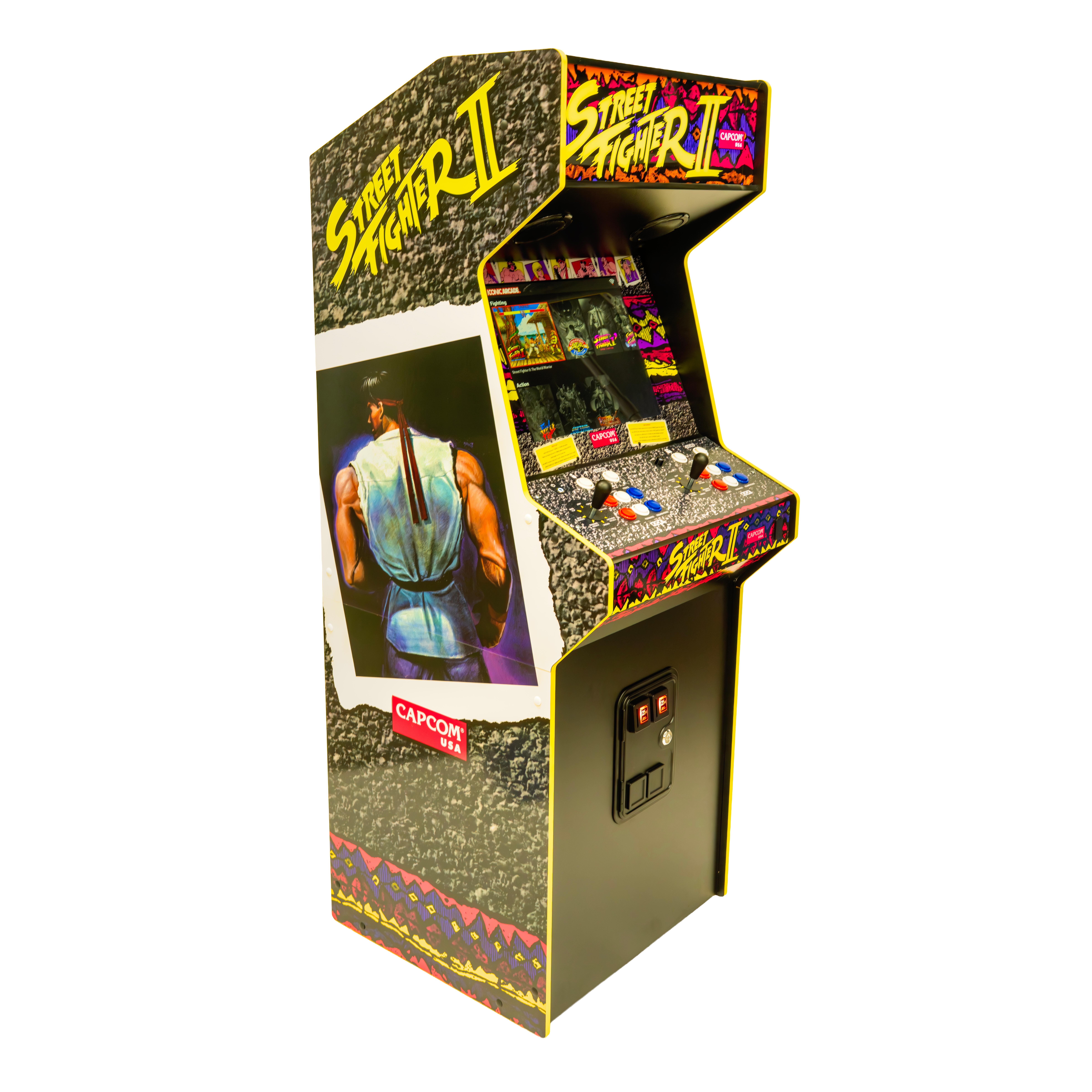 Voir la diapositive 2 : ICONIC Borne d'Arcade X Capcom Street Fighter II