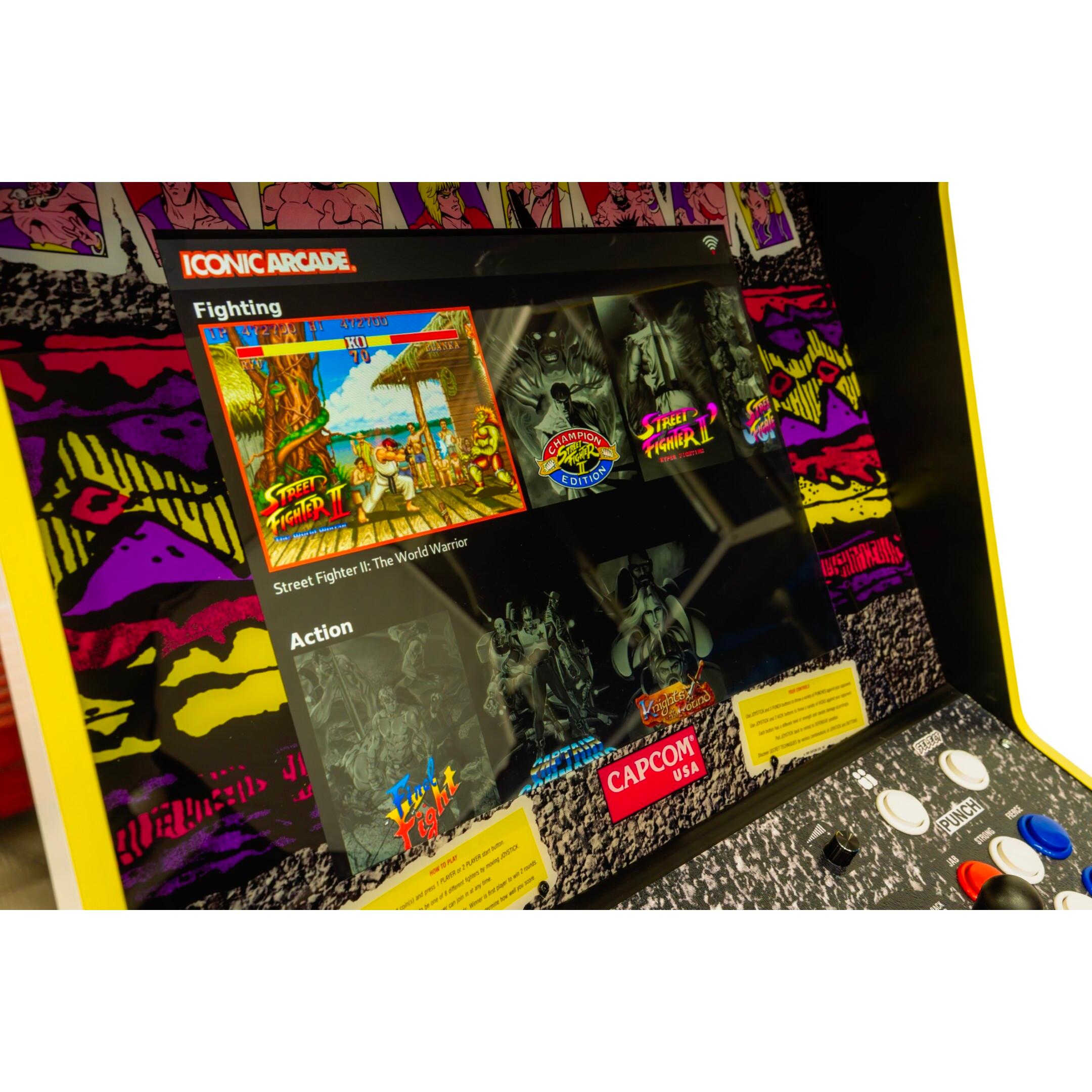 Voir la diapositive 4 : ICONIC Borne d'Arcade X Capcom Street Fighter II