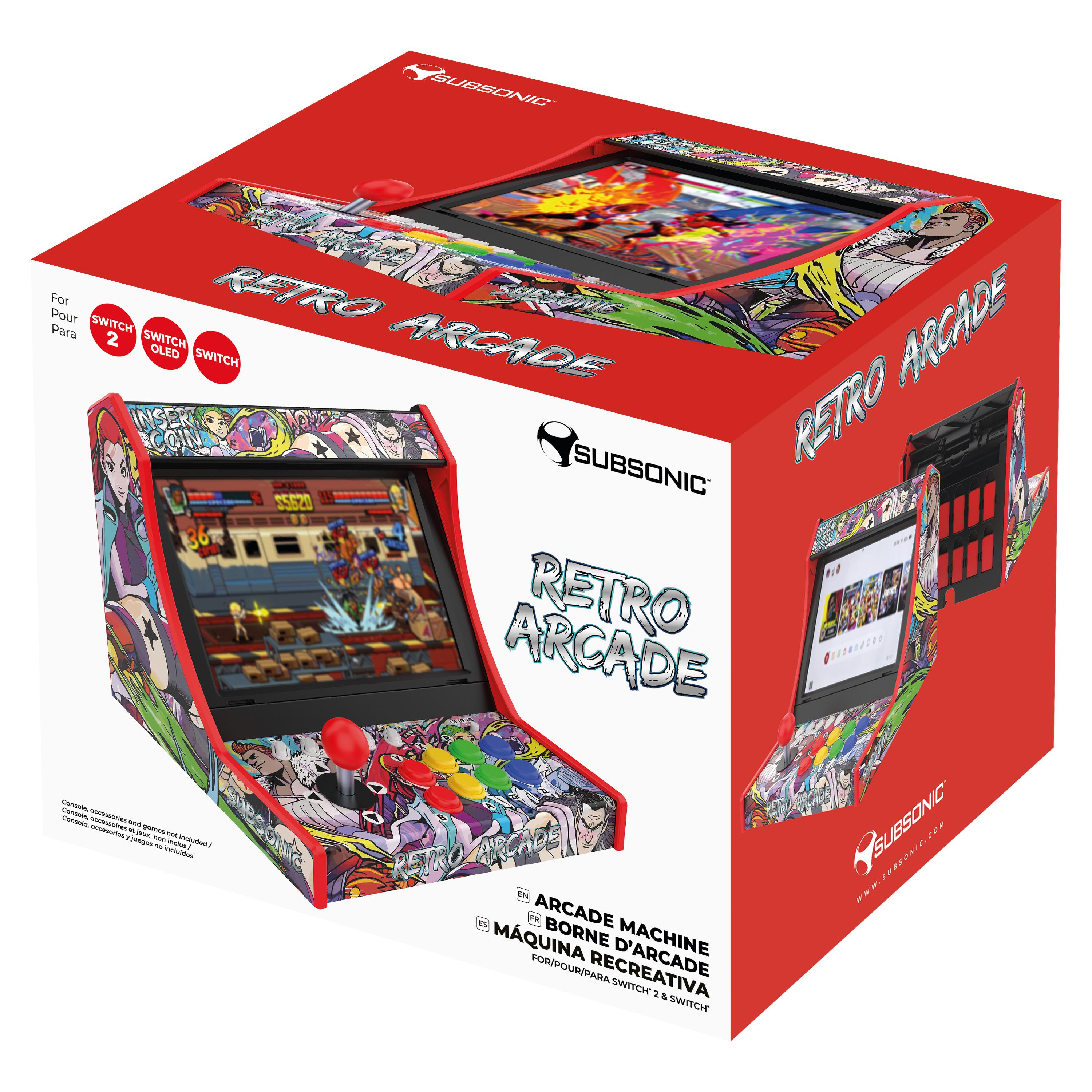 Voir la diapositive 8 : SUBSONIC Mini borne d'Arcade Retro pour Nintendo Switch 2