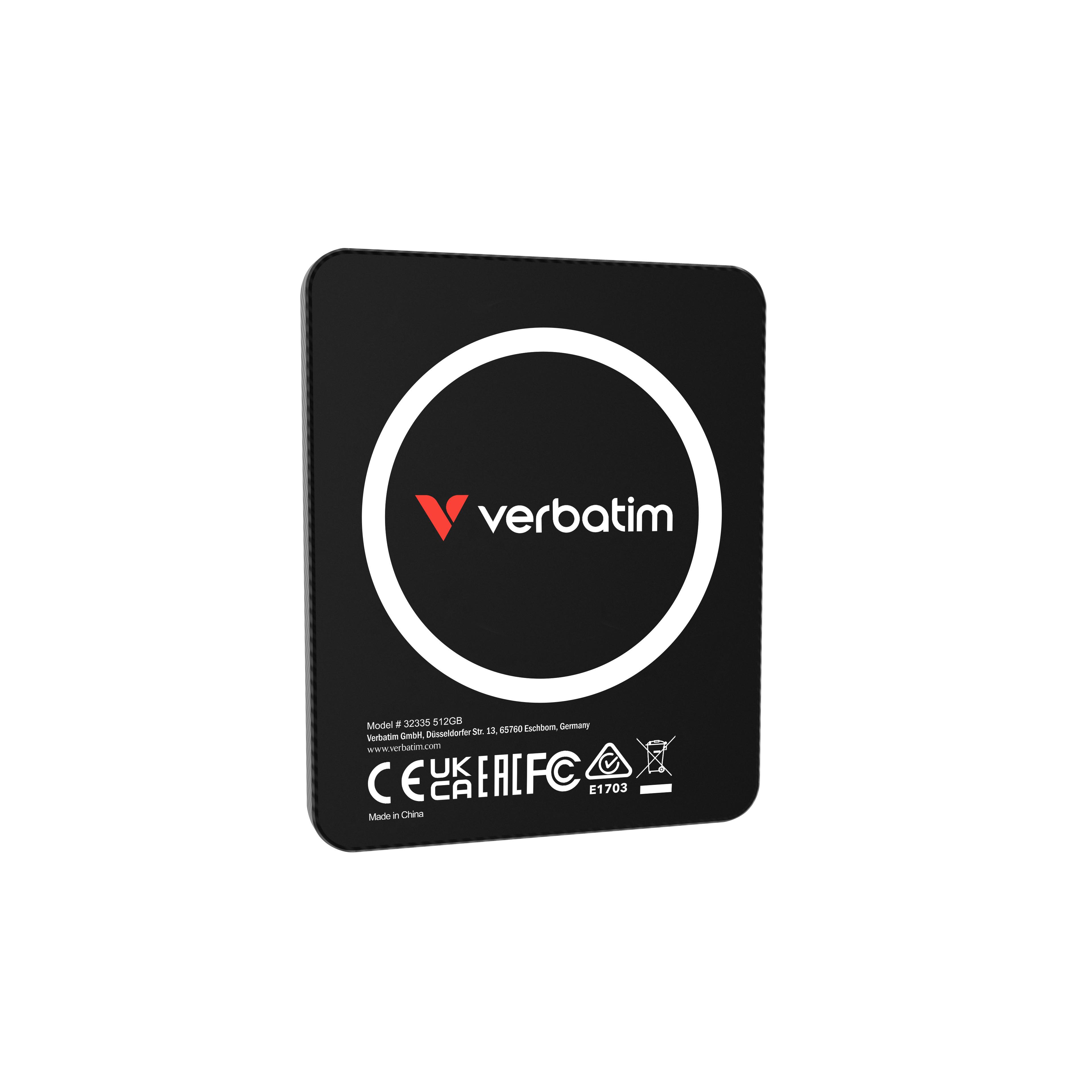 Voir la diapositive 6 : VERBATIM Disque Dur Externe SSD Magsafe 512Go