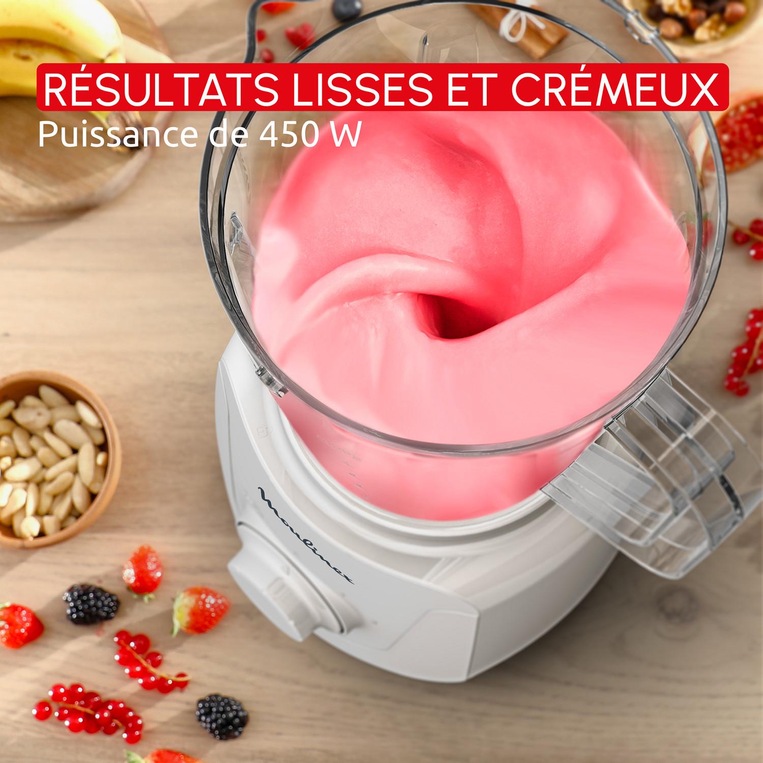 Voir la diapositive 2 : MOULINEX Blender LM410BF0 - Gris clair