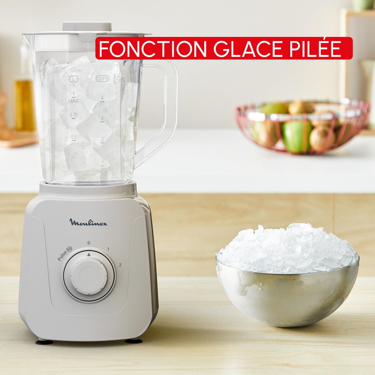 Voir la diapositive 4 : MOULINEX Blender LM410BF0 - Gris clair
