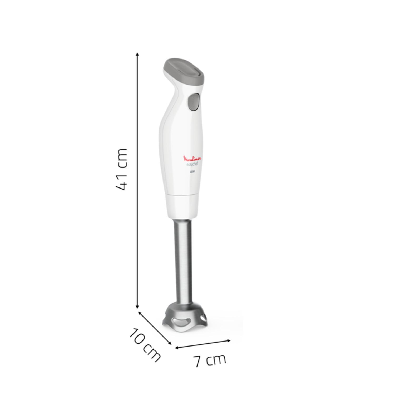 Voir la diapositive 7 : MOULINEX Mixeur plongeant DD451110 - Blanc