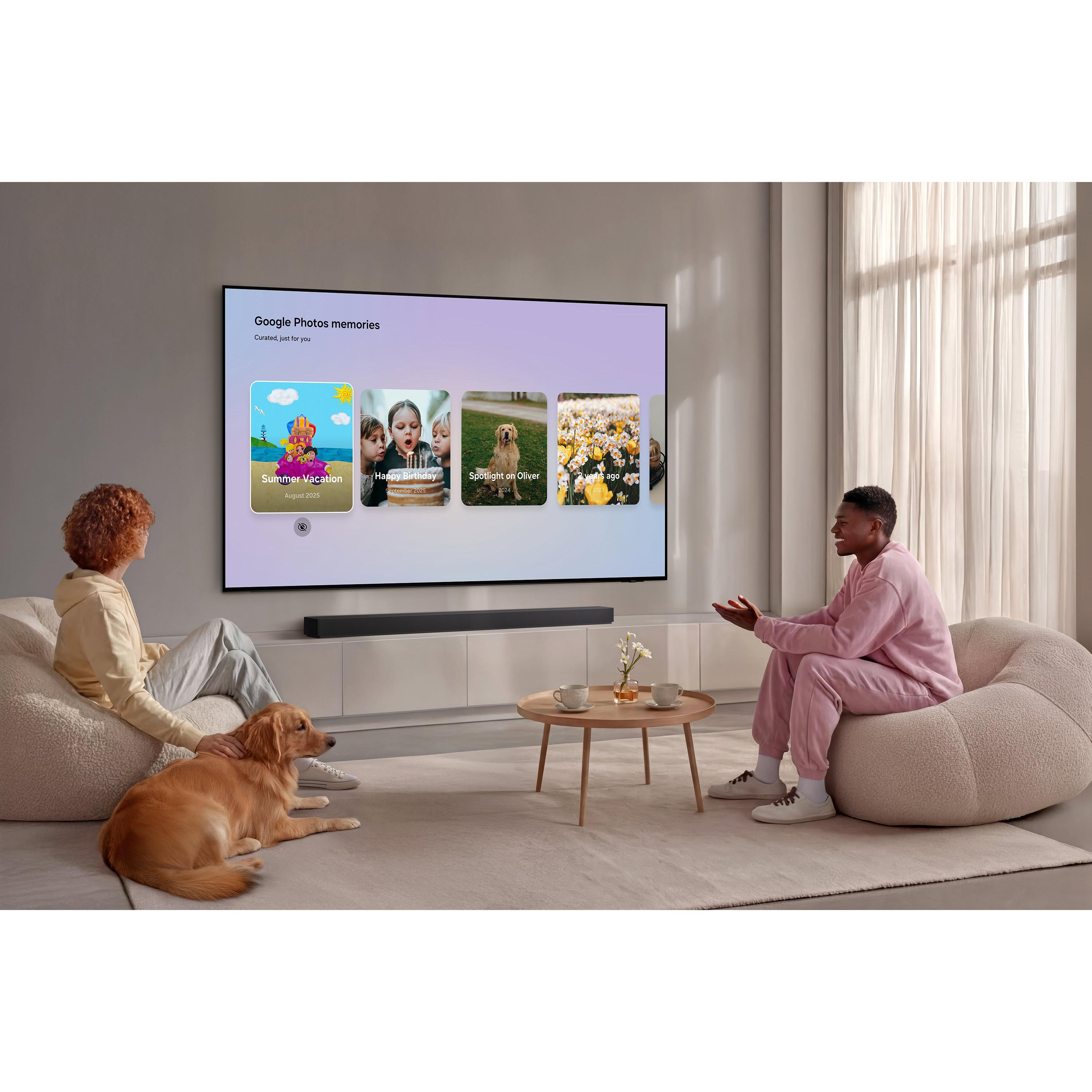 Voir la diapositive 14 : SAMSUNG TV OLED TQ55S85H 2026