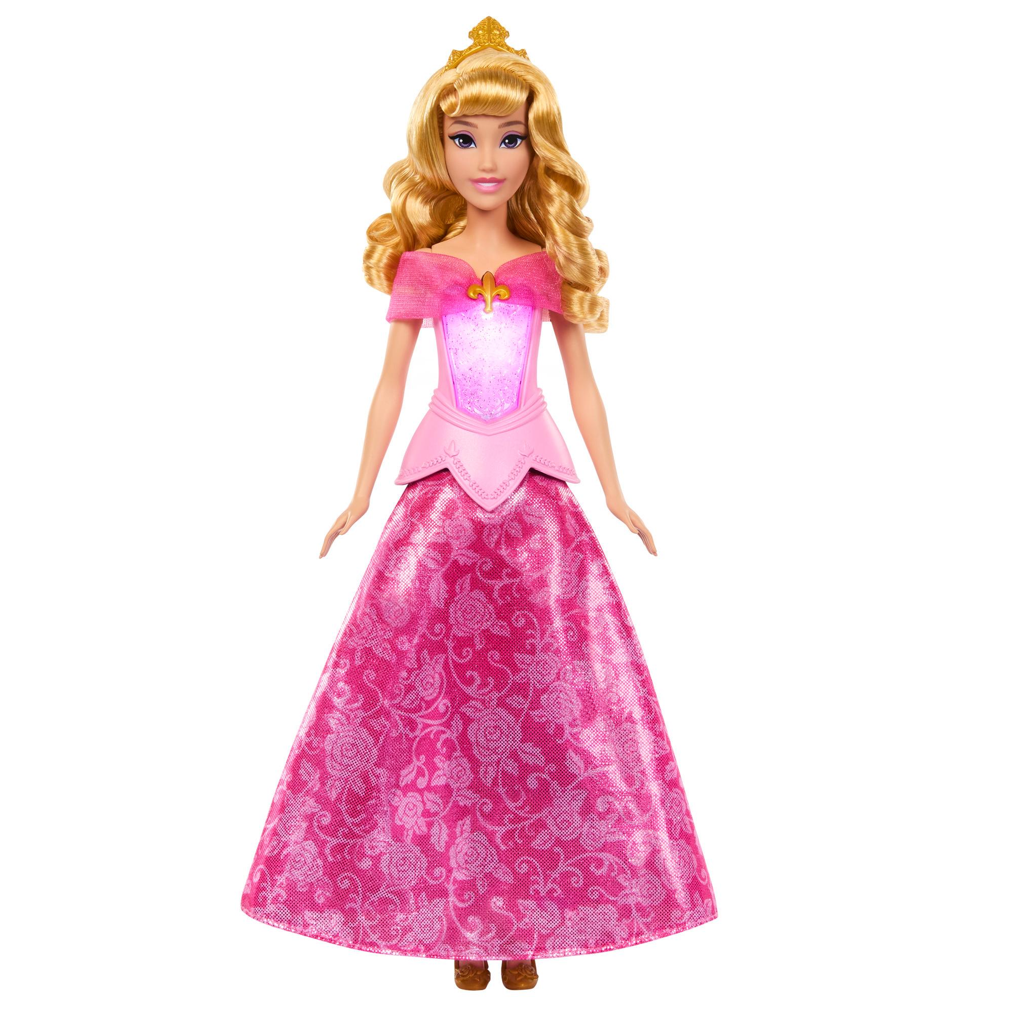 Voir la diapositive 2 : MATTEL Poupée Aurore robe magique
