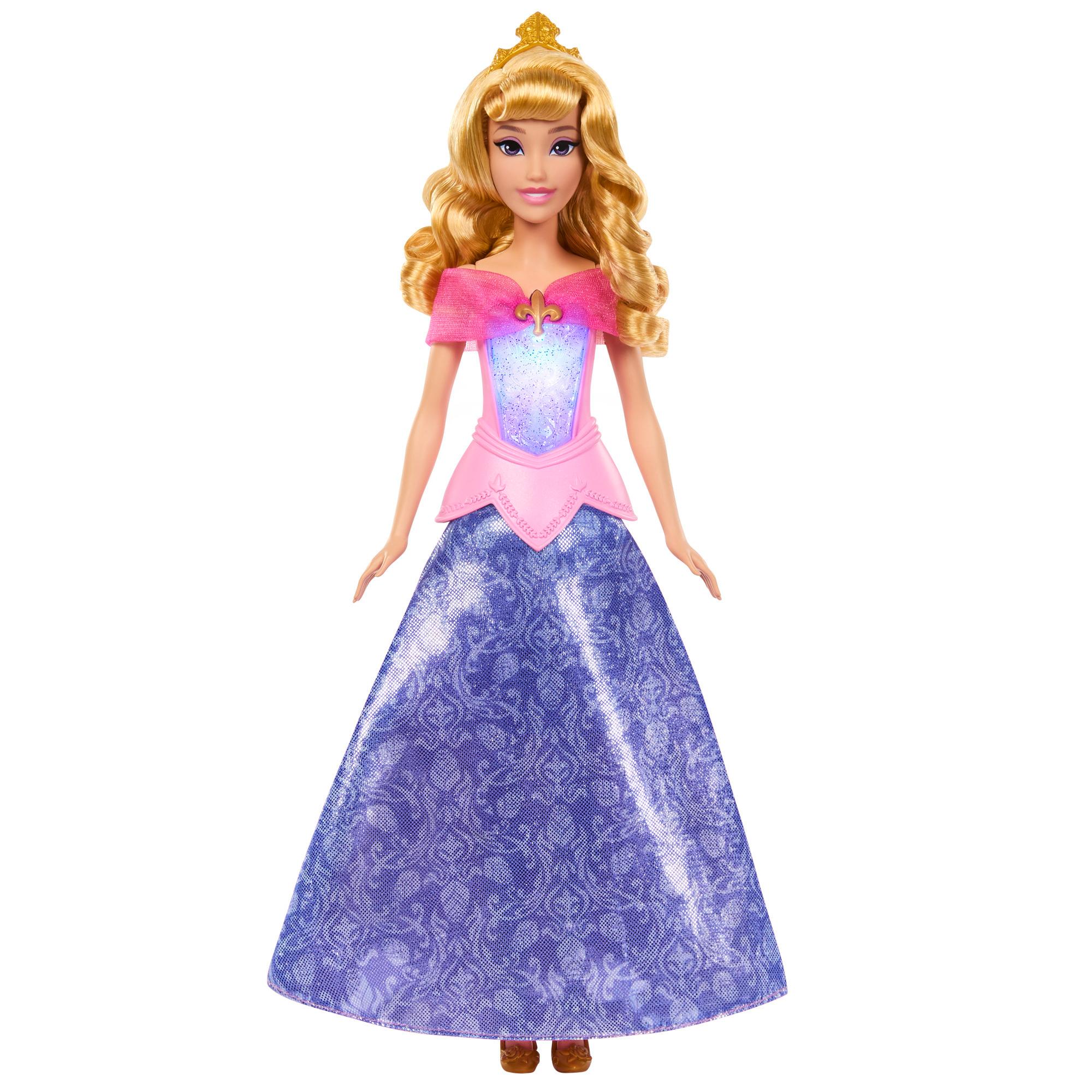 Voir la diapositive 3 : MATTEL Poupée Aurore robe magique