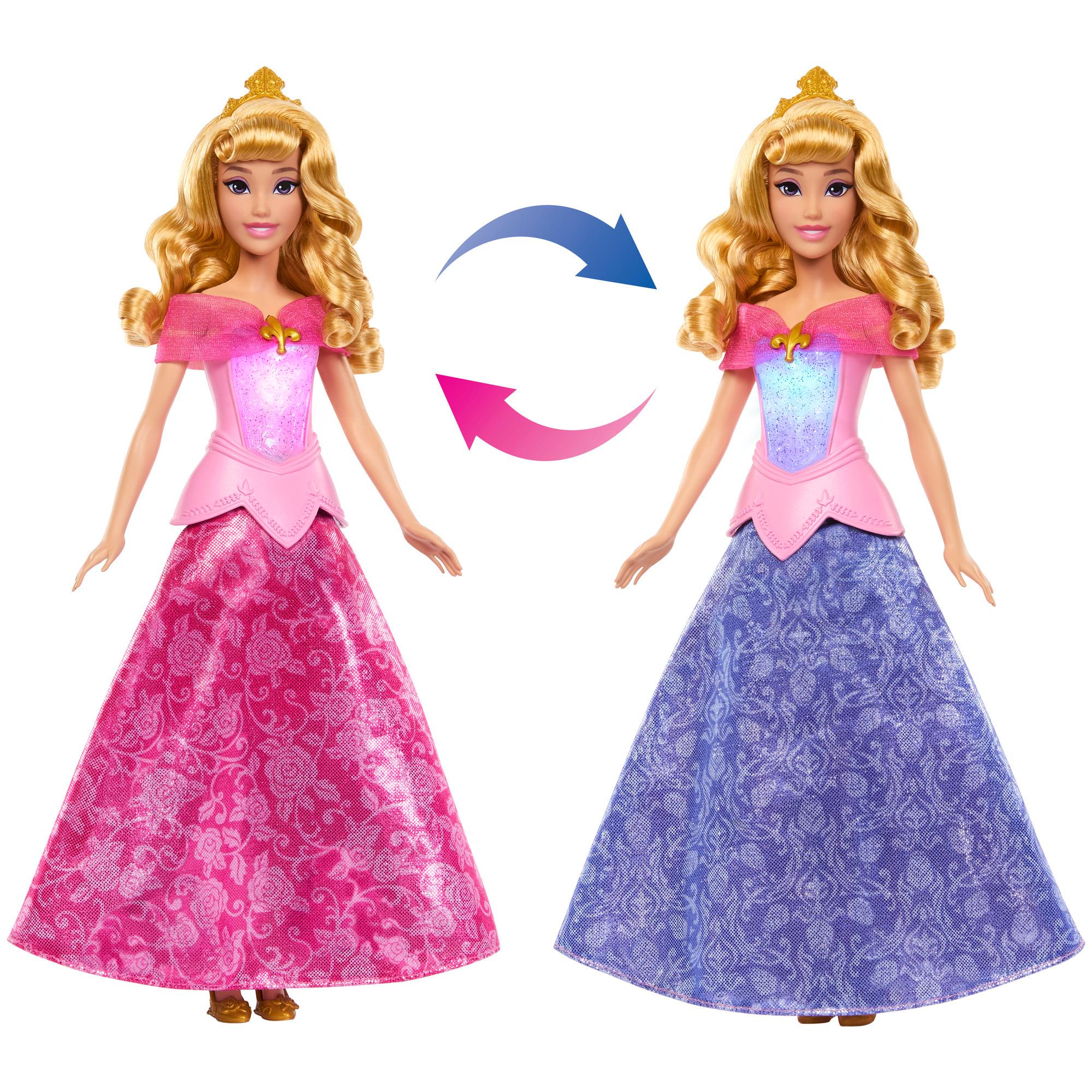 Voir la diapositive 6 : MATTEL Poupée Aurore robe magique