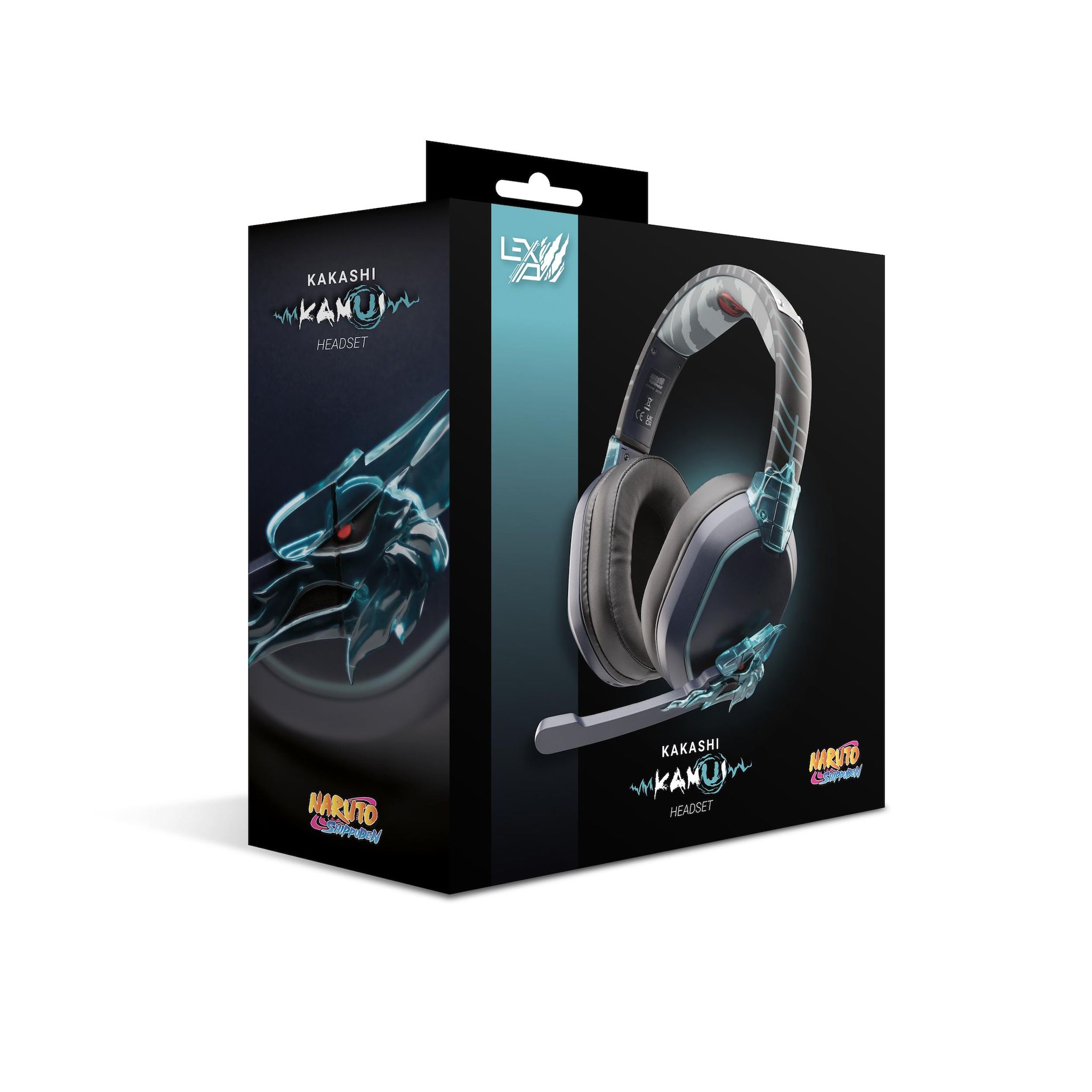 LEXIP Casque sans fil x Tsume Naruto Shippuden Kakashi pour console PC et Nintendo Switch