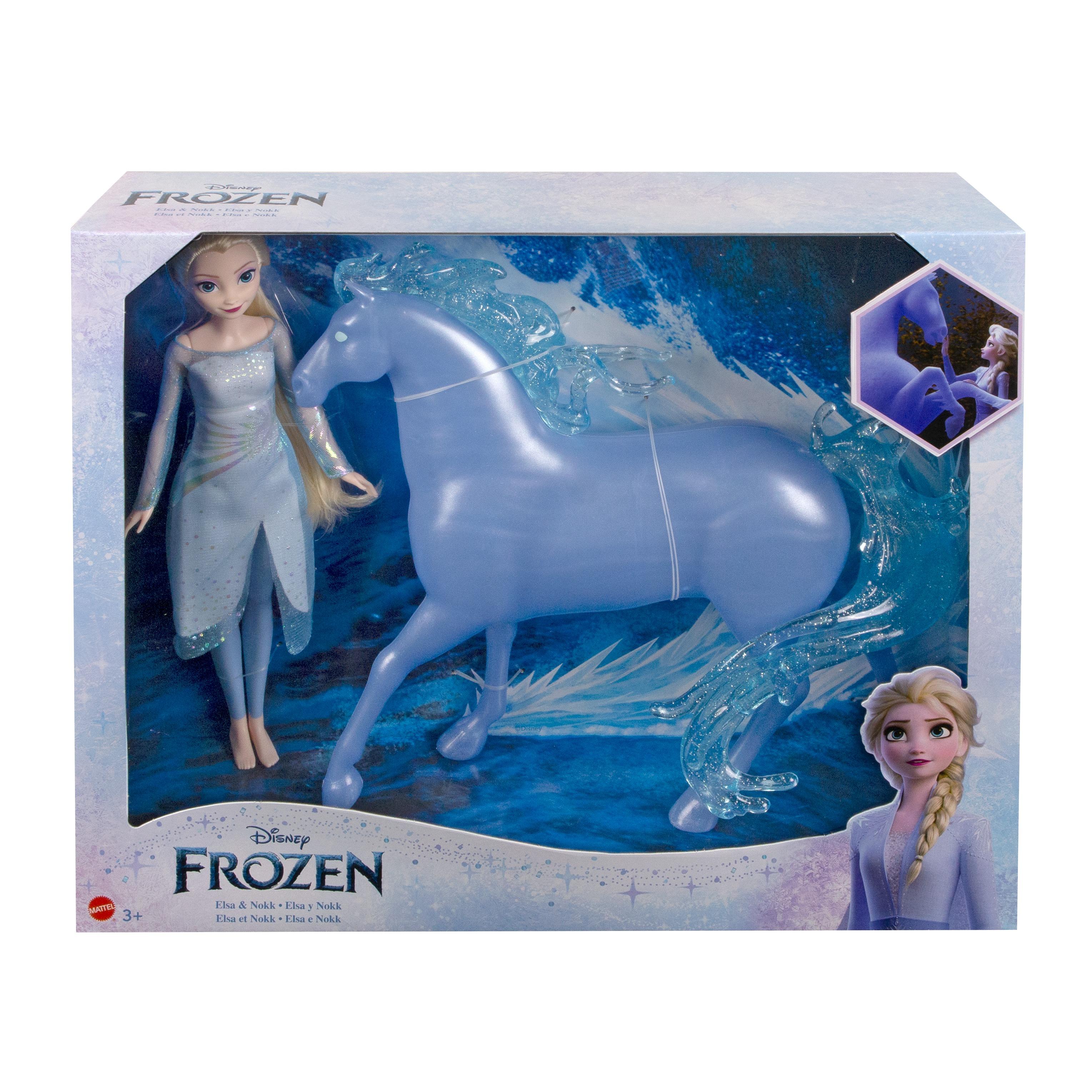 Voir la diapositive 1 : MATTEL Coffret Elsa et Nokk