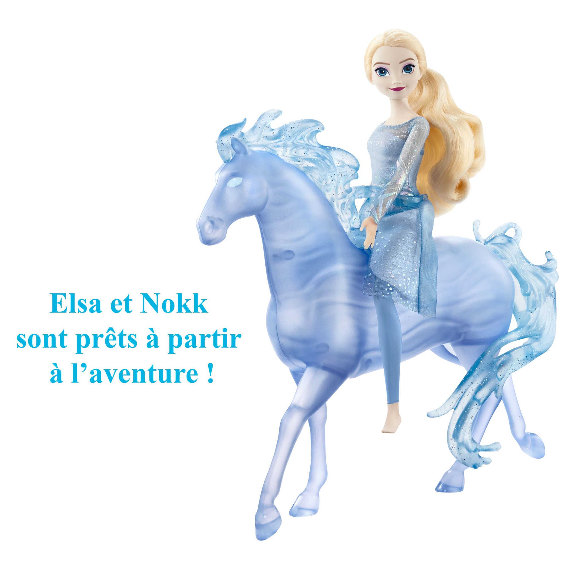 Voir la diapositive 2 : MATTEL Coffret Elsa et Nokk