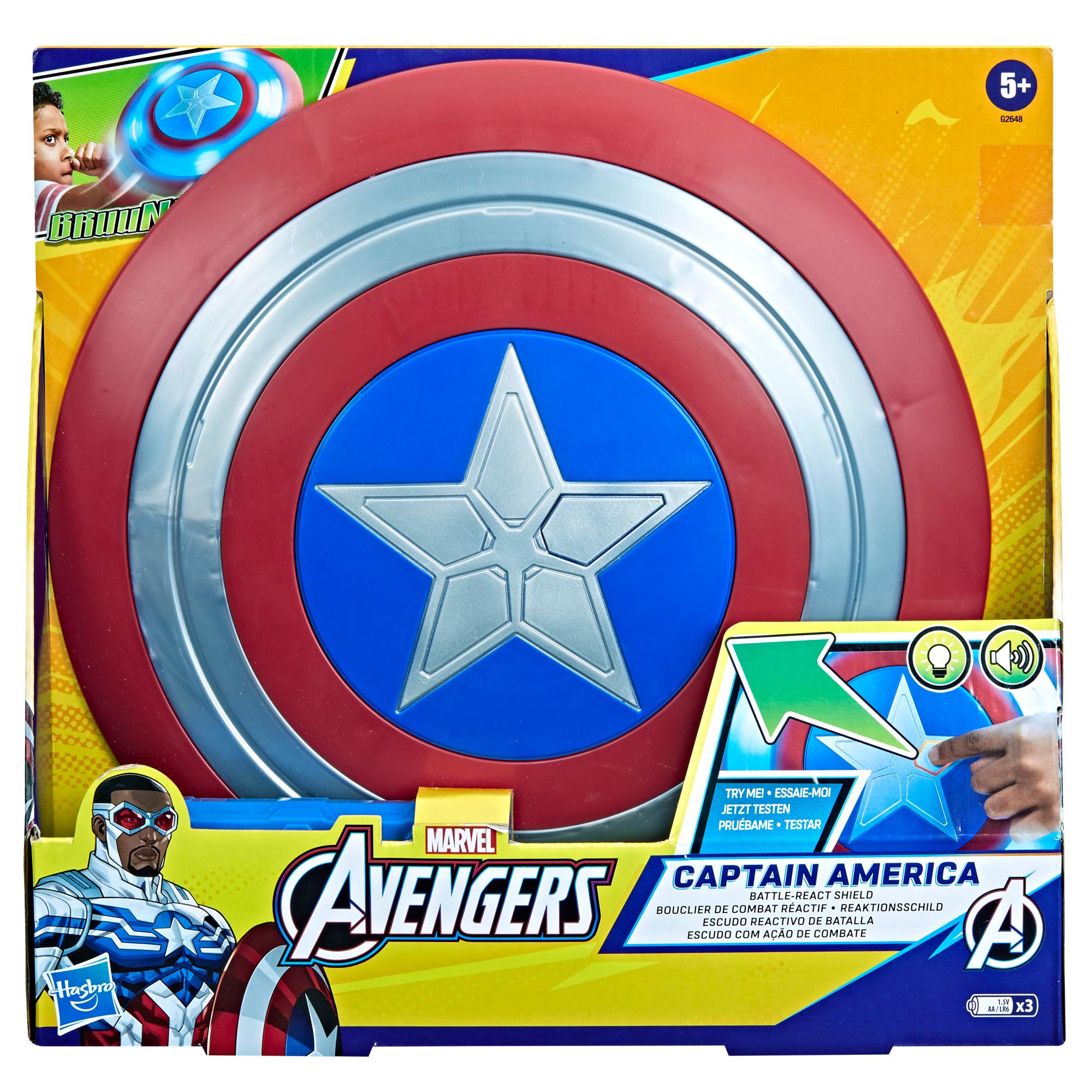 HASBRO Bouclier de Combat Réactif de Captain America - Marvel Avengers