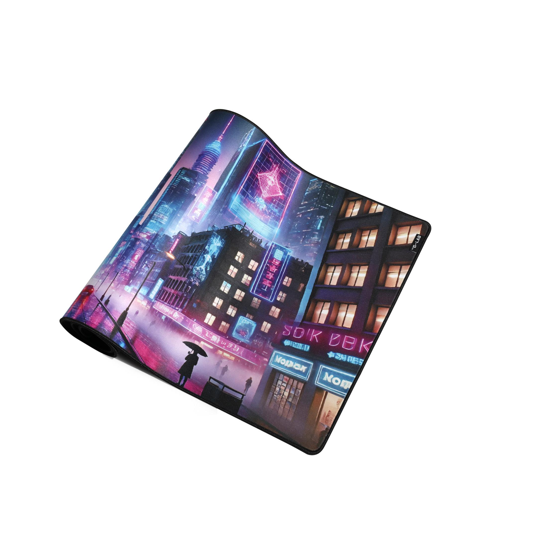 Voir la diapositive 3 : Tapis de souris THE G-LAB PAD Cybercity