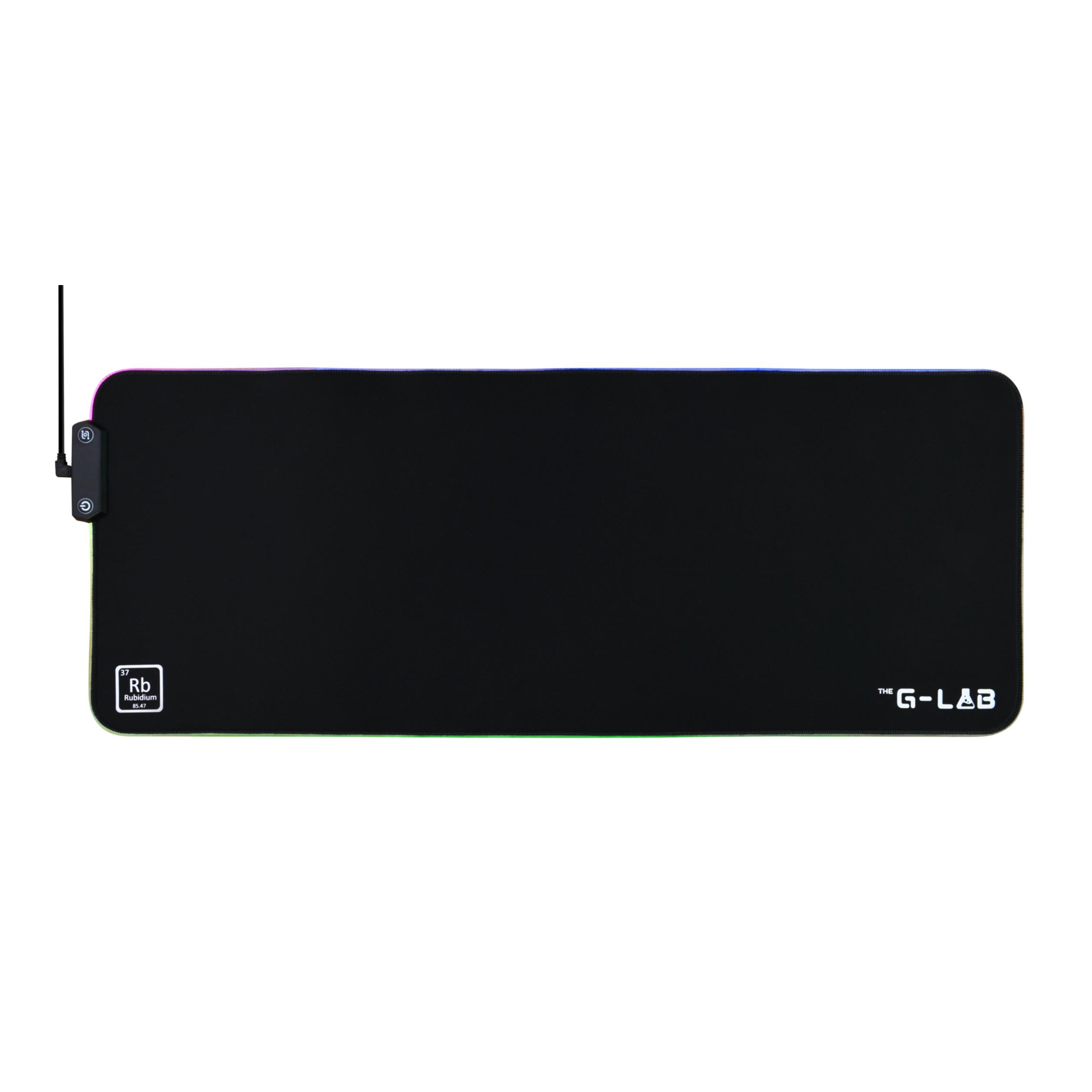 Voir la diapositive 4 : Tapis de souris The G-Lab Gaming RVB XXL Pad Rubidium Noir