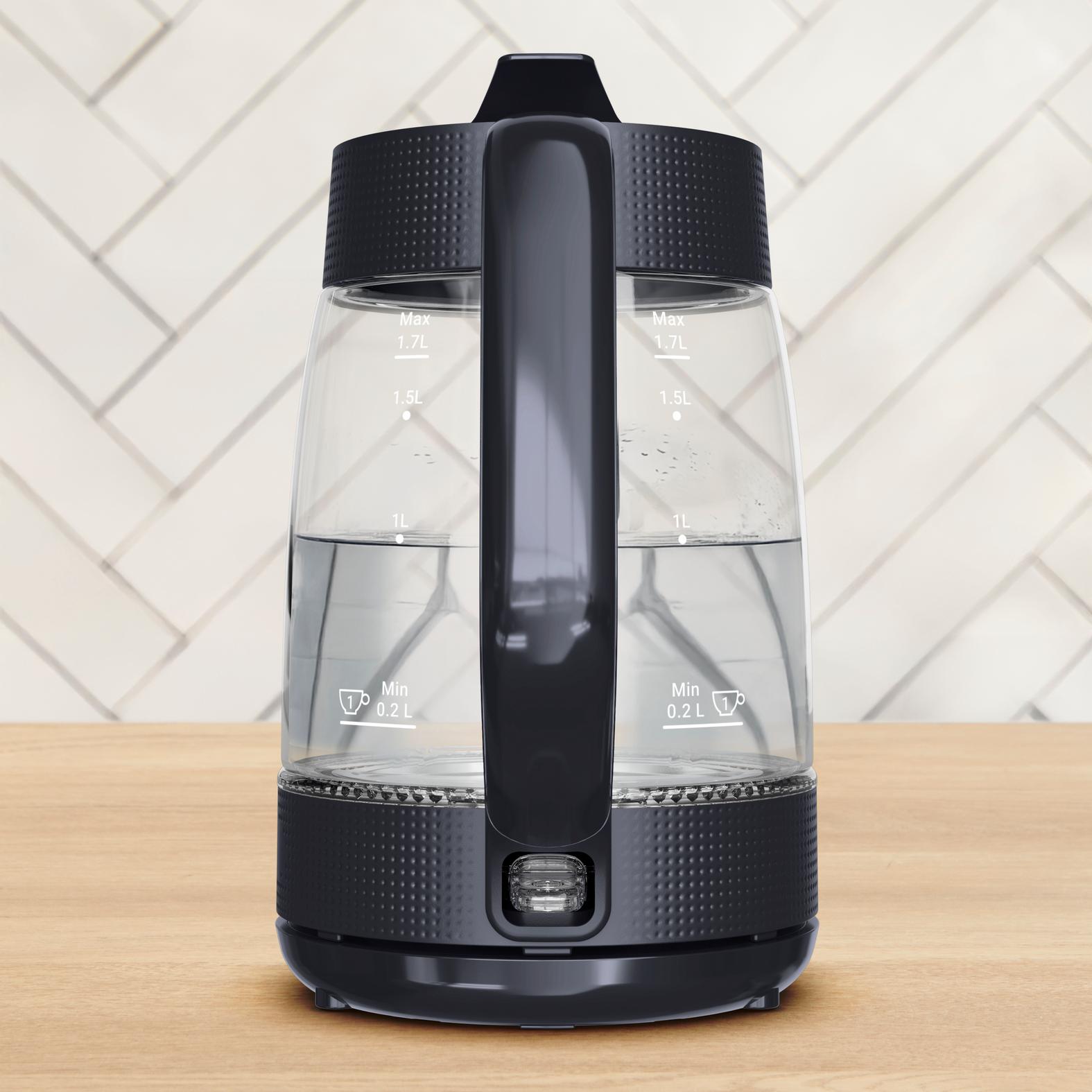 Voir la diapositive 3 : TEFAL Bouilloire KO2G08E0 - Noir