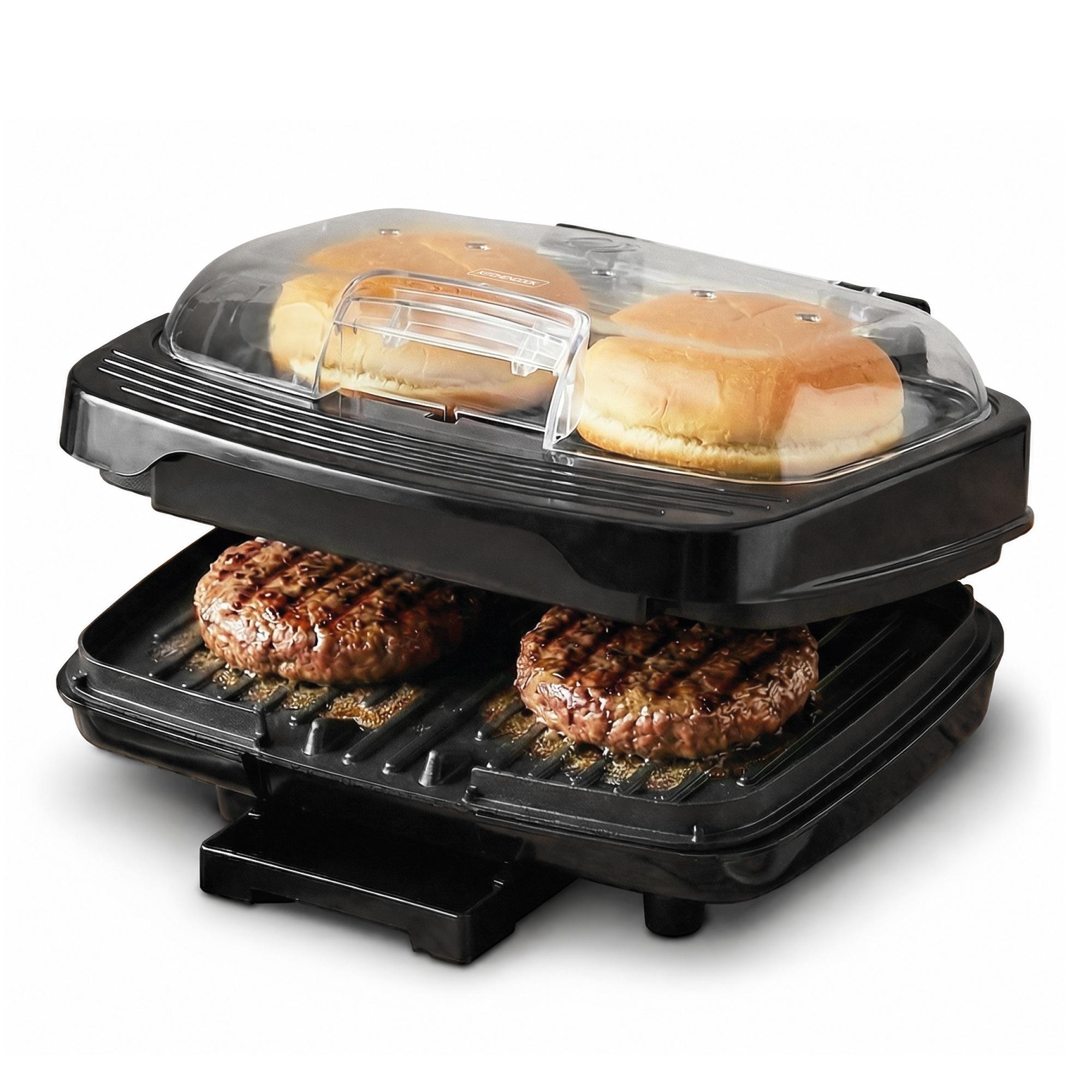 Voir la diapositive 2 : KITCHENCOOK Appareil à hamburger KBURGER -