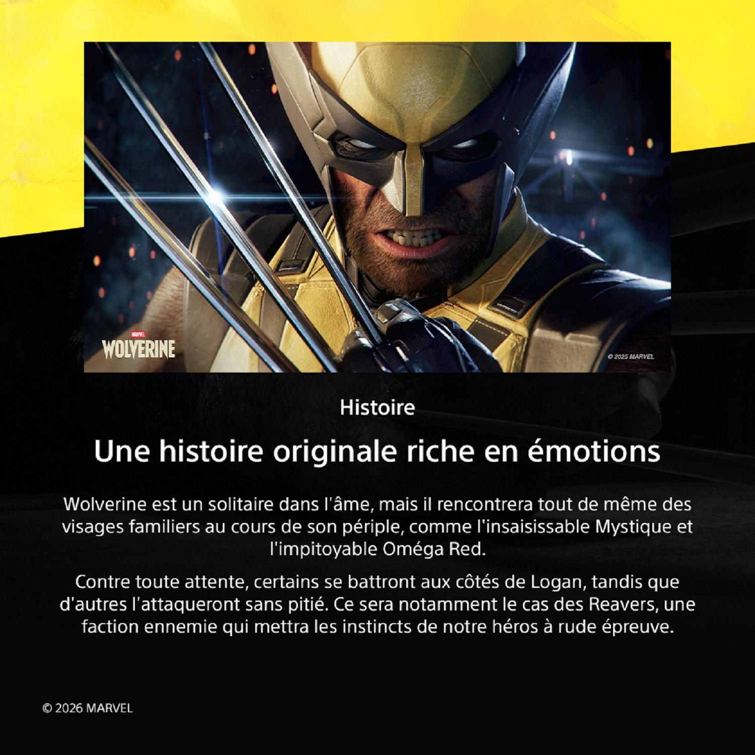 Voir la diapositive 5 : SONY Jeu PS5 Marvel S Wolverine