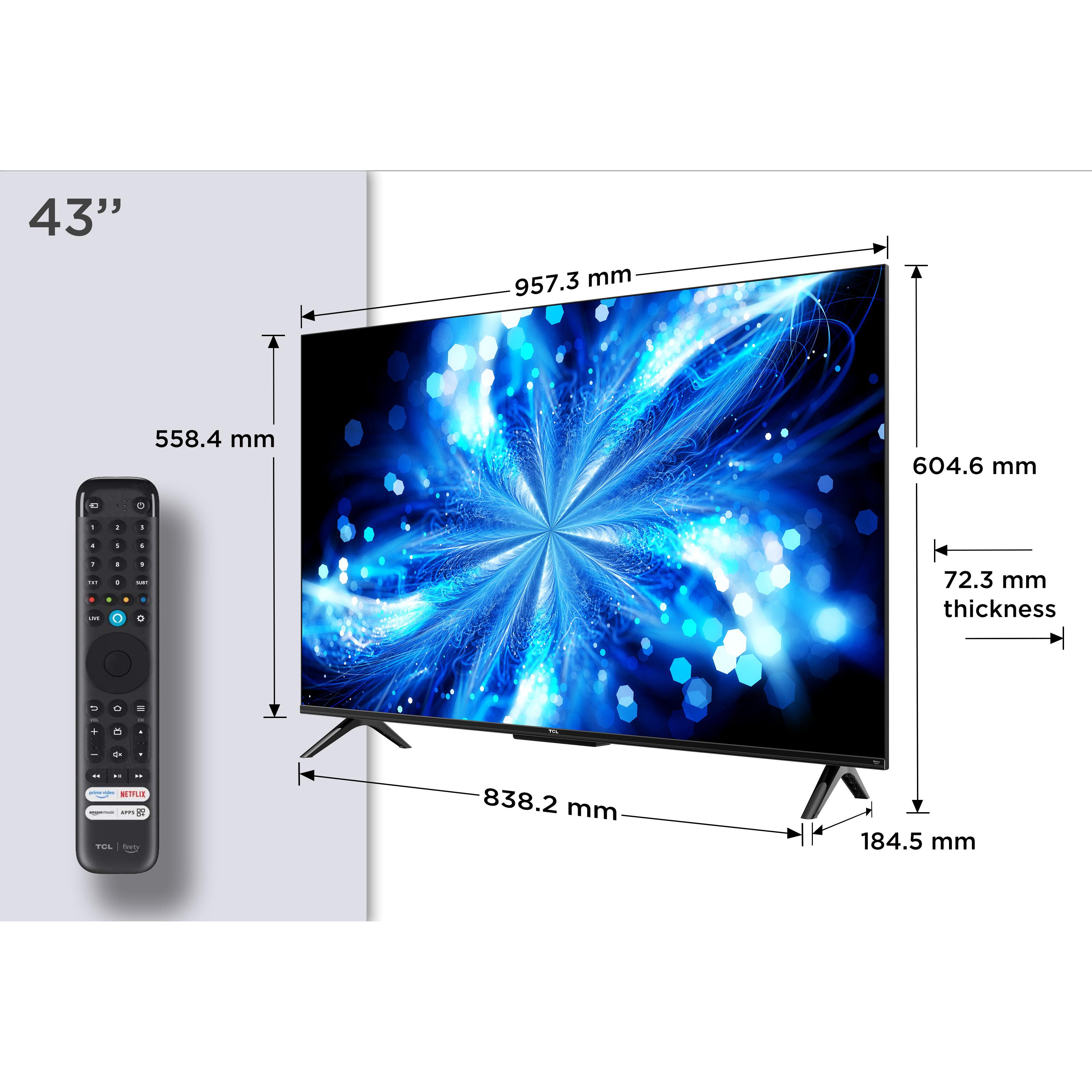 Voir la diapositive 8 : TCL TV 4K HDR 43PF650 2026