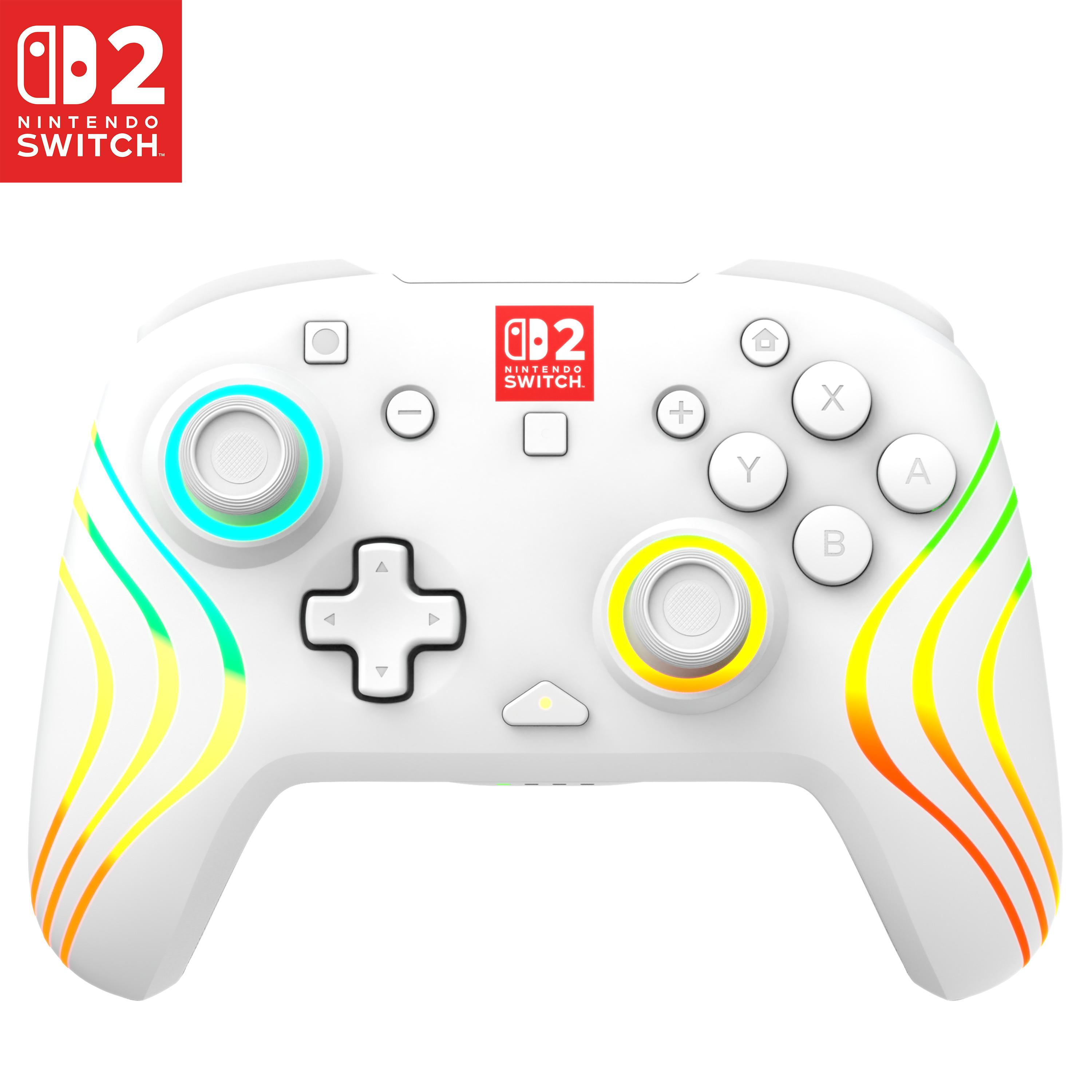 TURTLE BEACH Manette Sans Fil Afterglow Wave Nintendo Switch 2 - Blanc