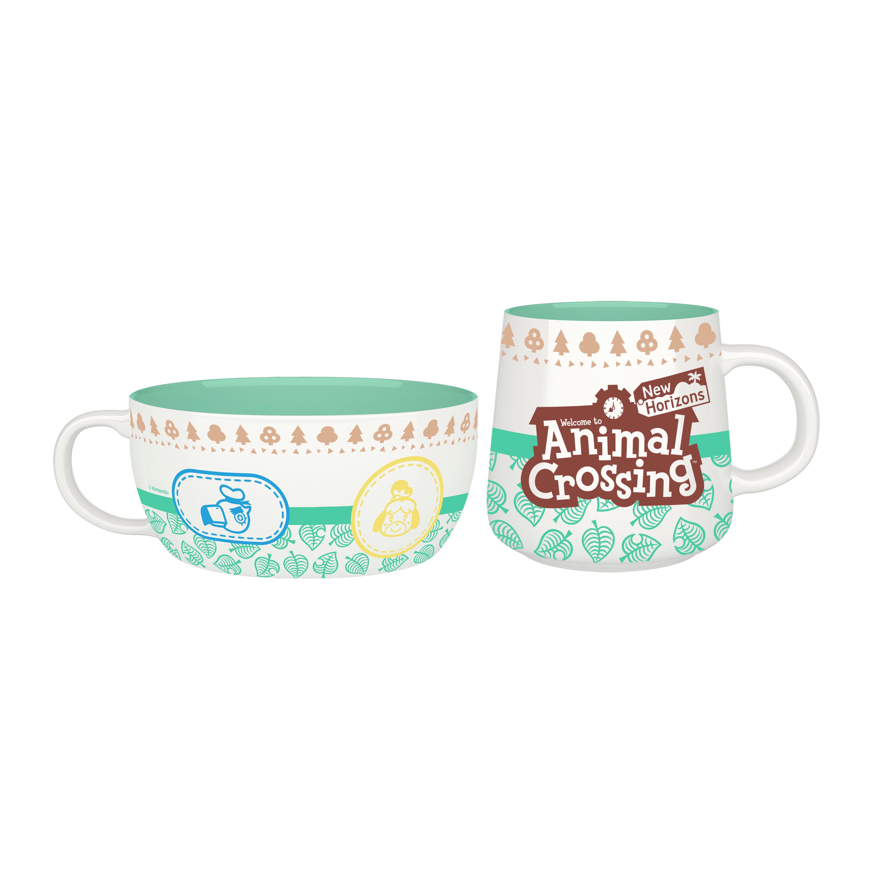 ABYSTYLE Set petit déjeuner mug + bol Animal Crossing