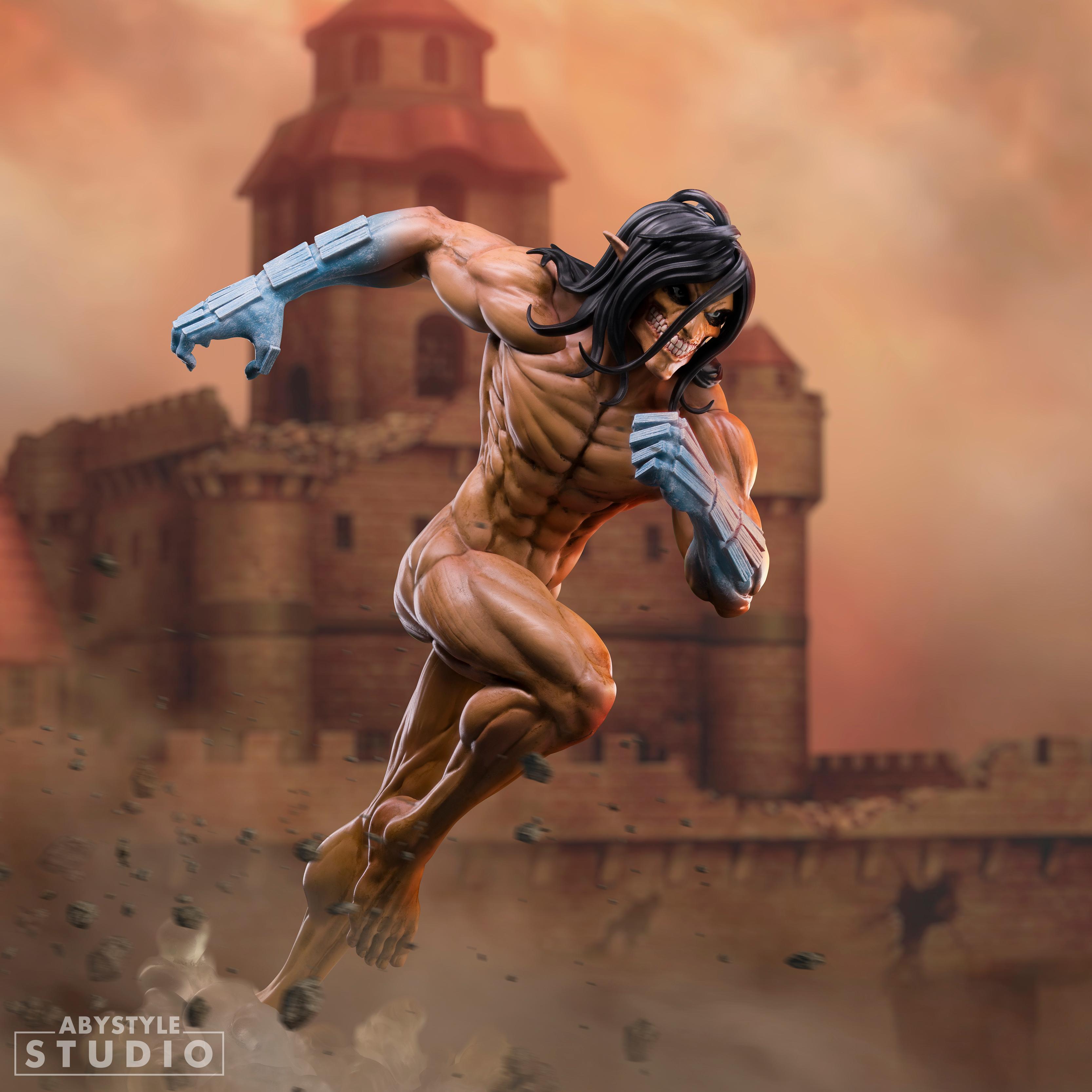 ABYSTYLE Figurine Eren Forme Titan - l'Attaque des Titans