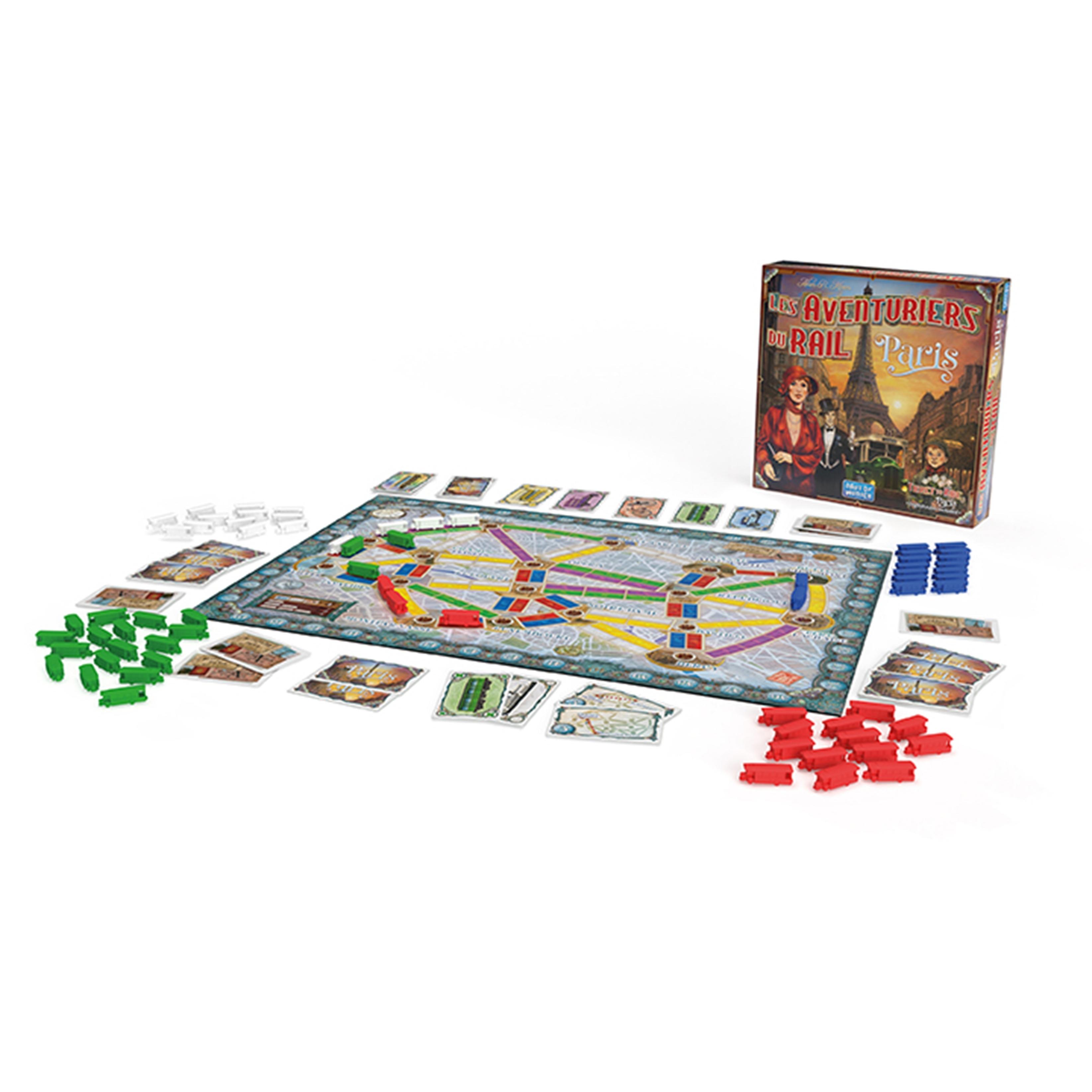 Voir la diapositive 3 : ASMODEE Jeu Aventuriers du Rail Paris