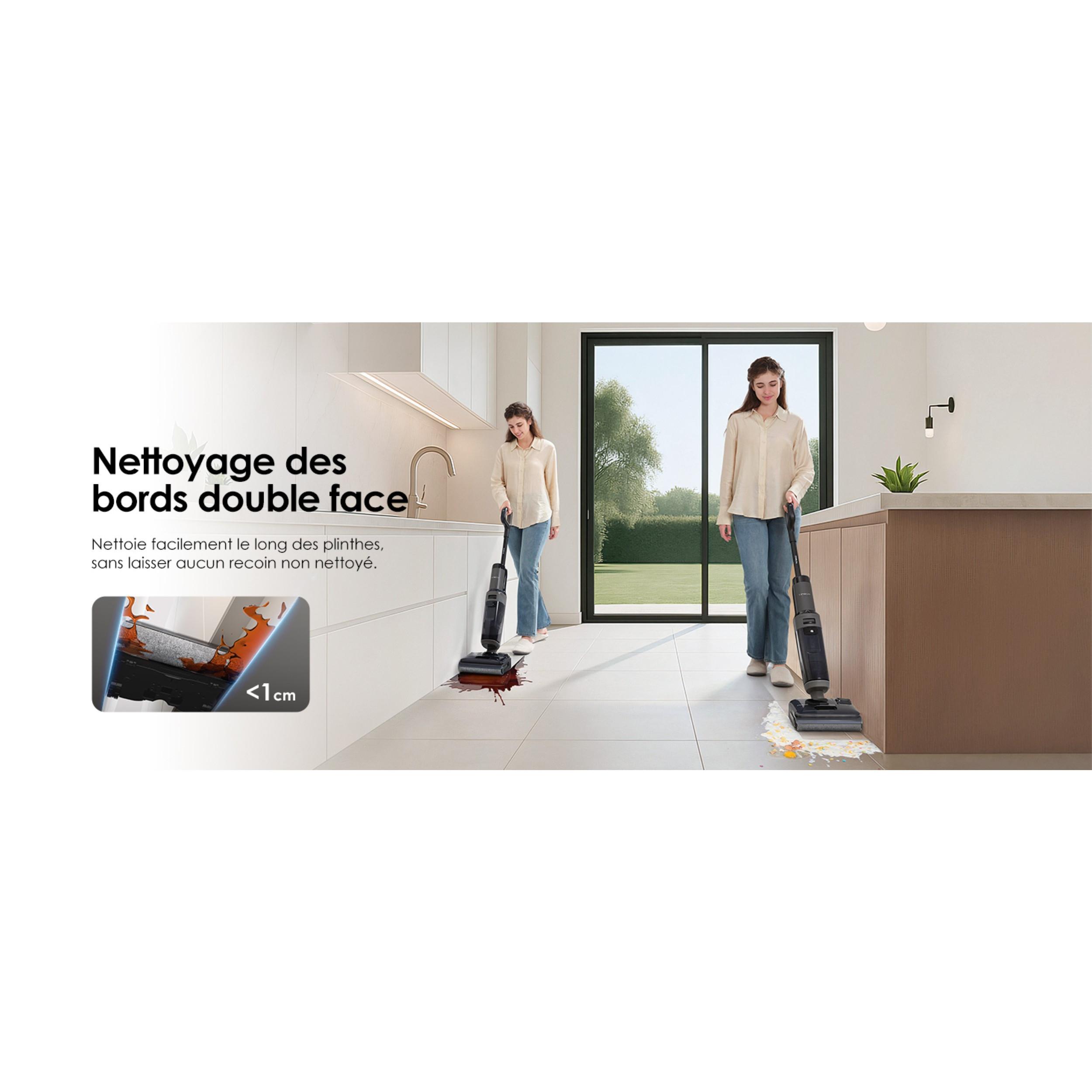 Voir la diapositive 12 : TINECO Aspirateur balai laveur I6 Stretch Plus - Noir