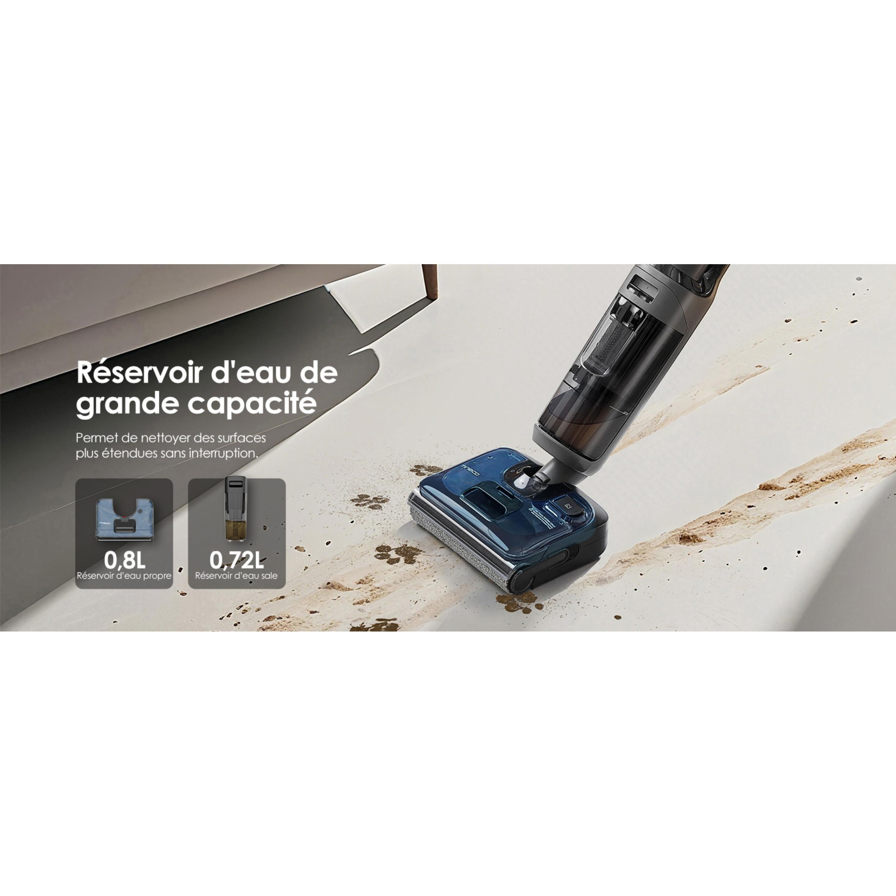 Voir la diapositive 18 : TINECO Aspirateur balai laveur I6 Stretch Plus - Noir