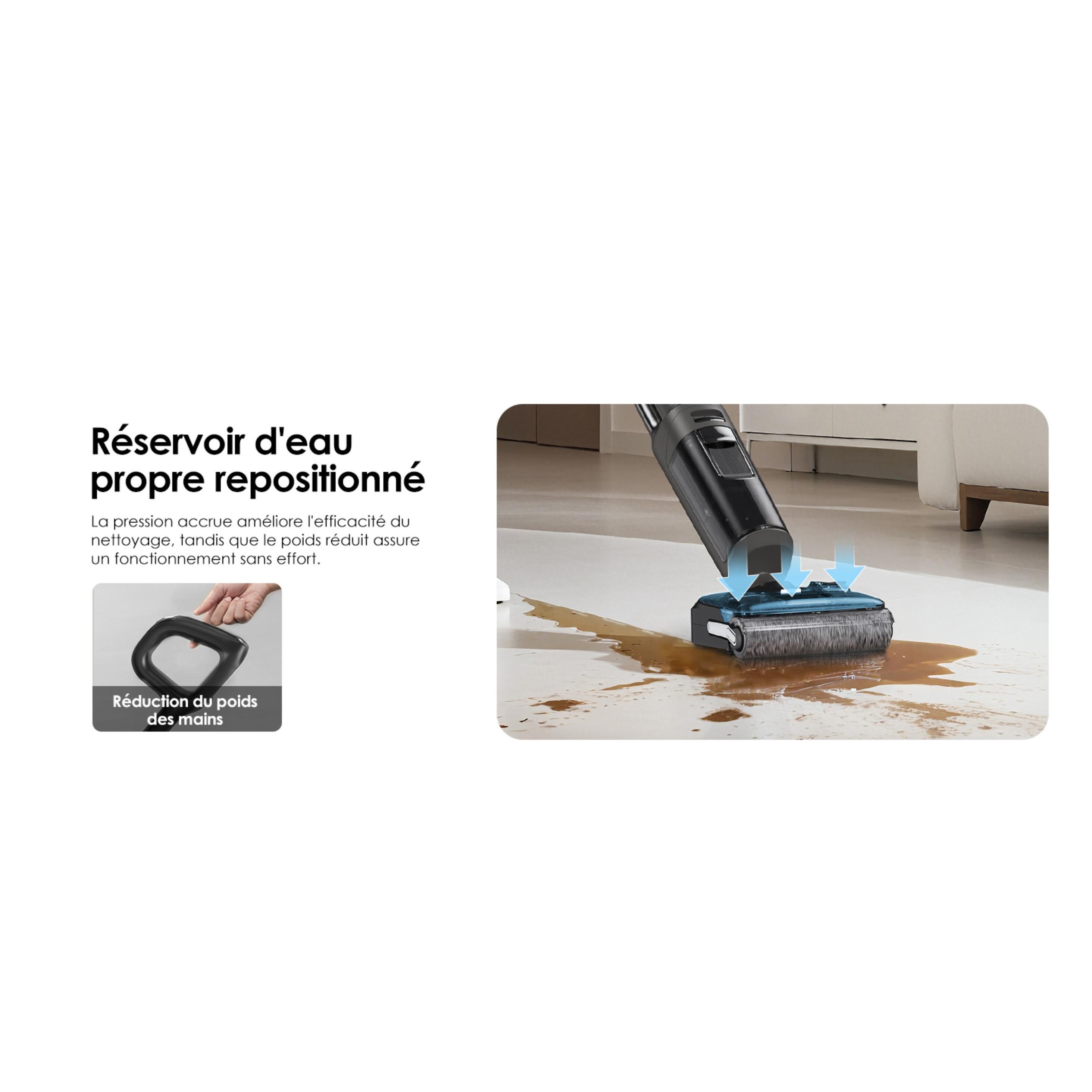 Voir la diapositive 19 : TINECO Aspirateur balai laveur I6 Stretch Plus - Noir