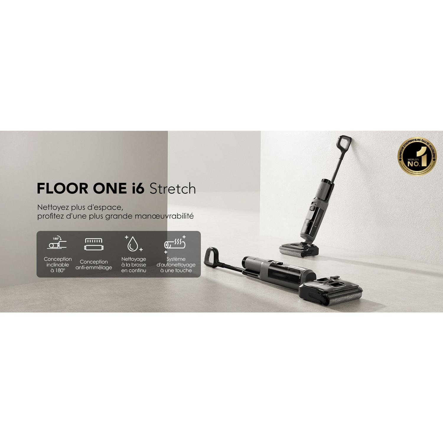 Voir la diapositive 4 : TINECO Aspirateur balai laveur I6 Stretch Plus - Noir