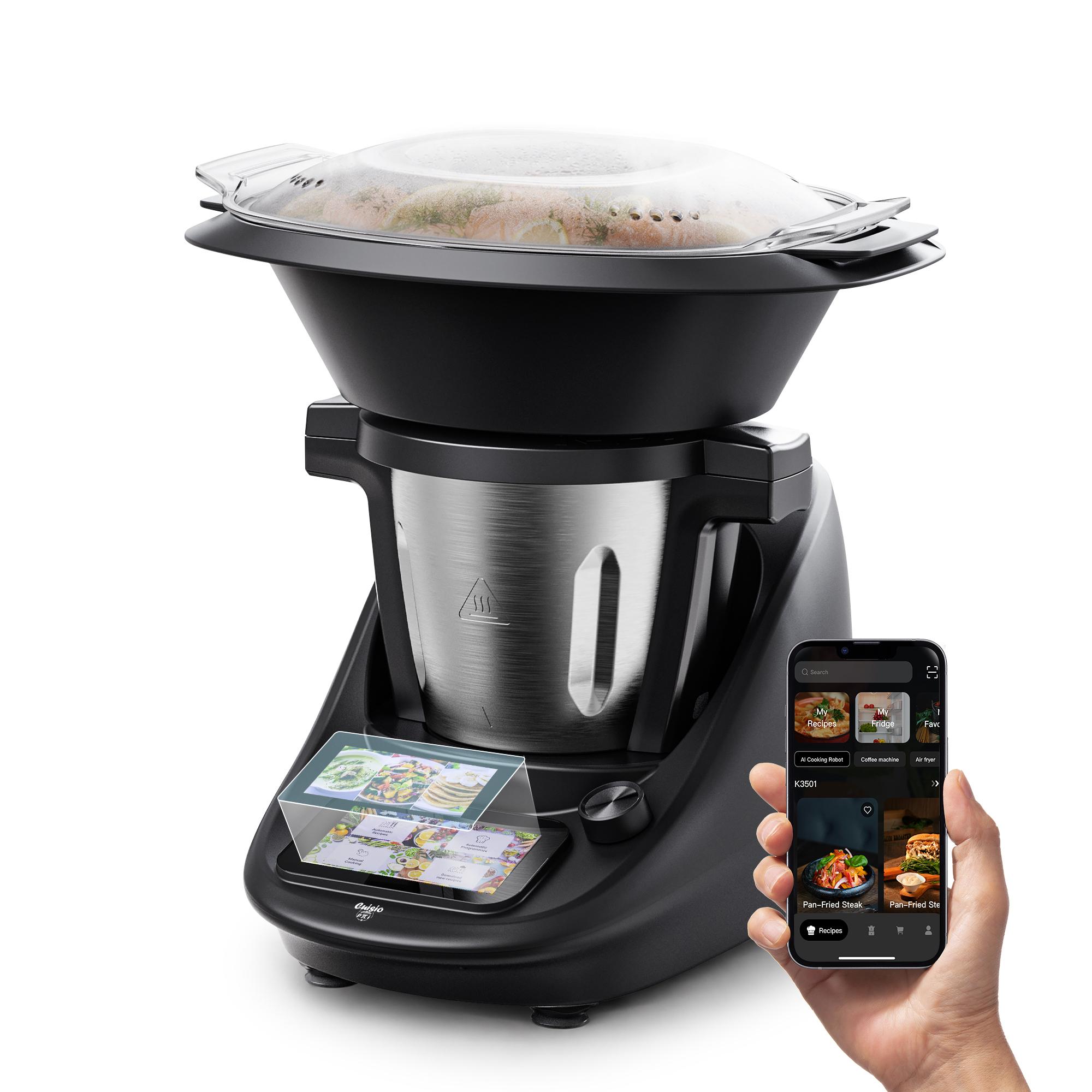 Voir la diapositive 7 : KITCHENCOOK Robot cuiseur multifonction CUISIOPI - Noir