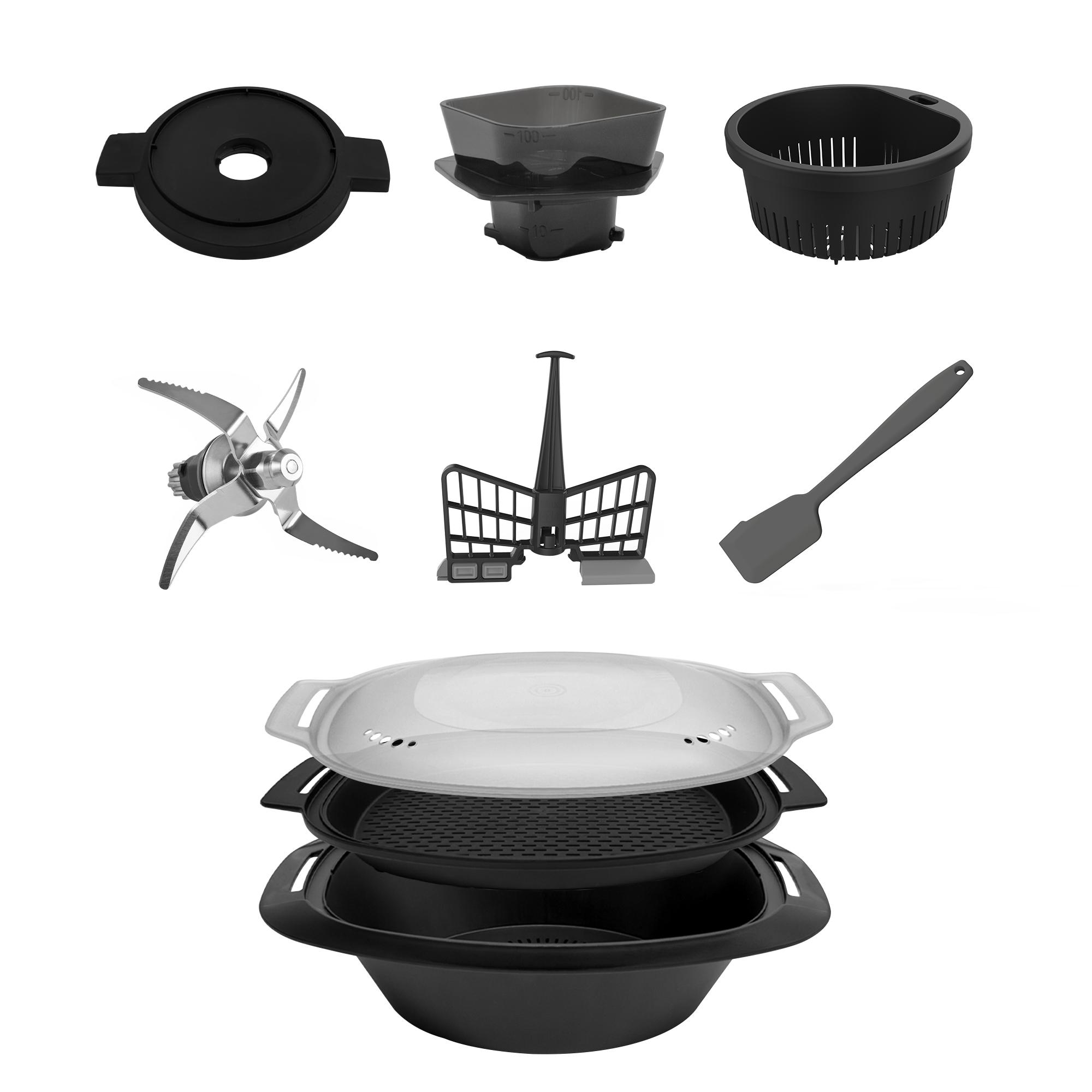 Voir la diapositive 8 : KITCHENCOOK Robot cuiseur multifonction CUISIOPI - Noir
