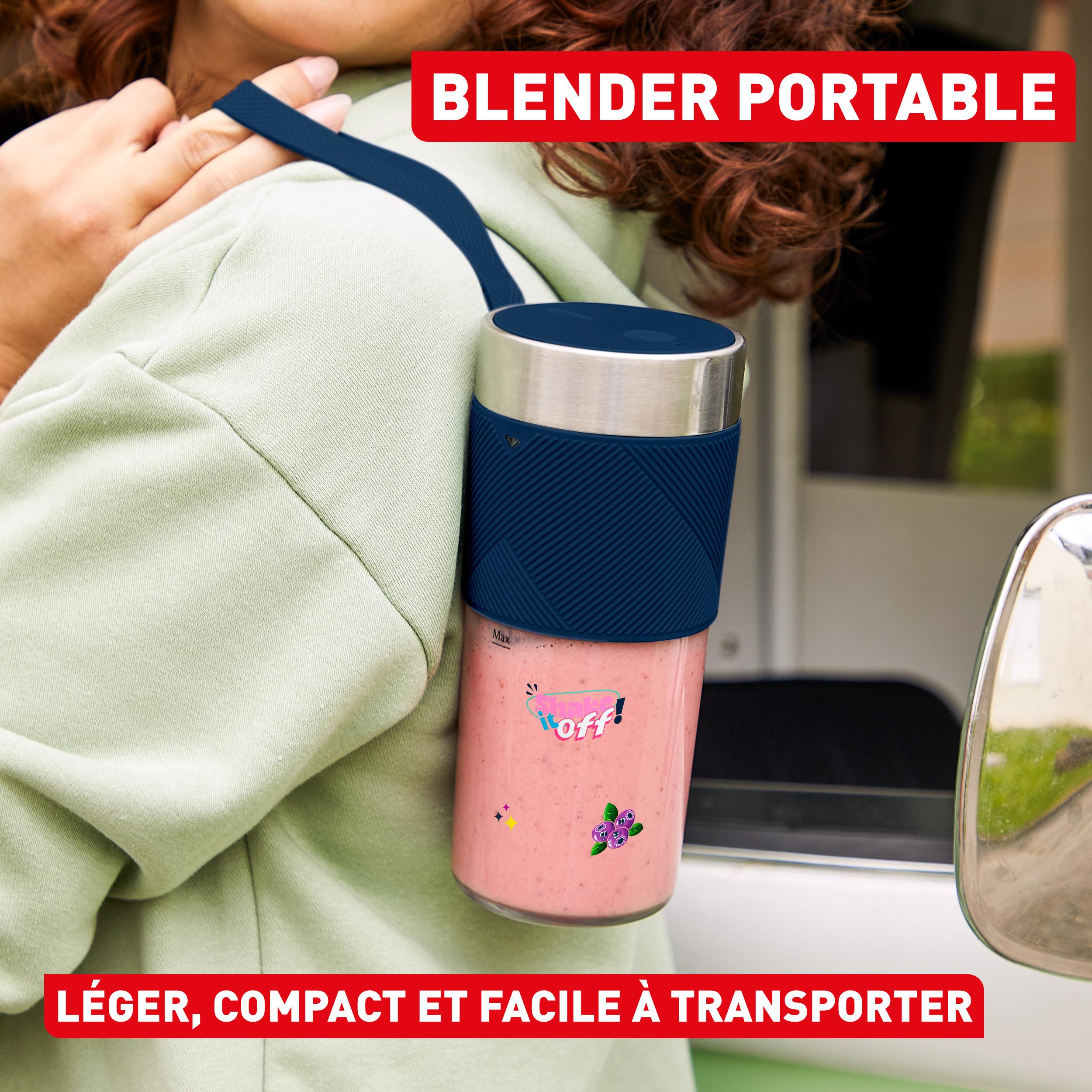 Voir la diapositive 4 : TEFAL Blender portable BL1CT8F0 - Bleu
