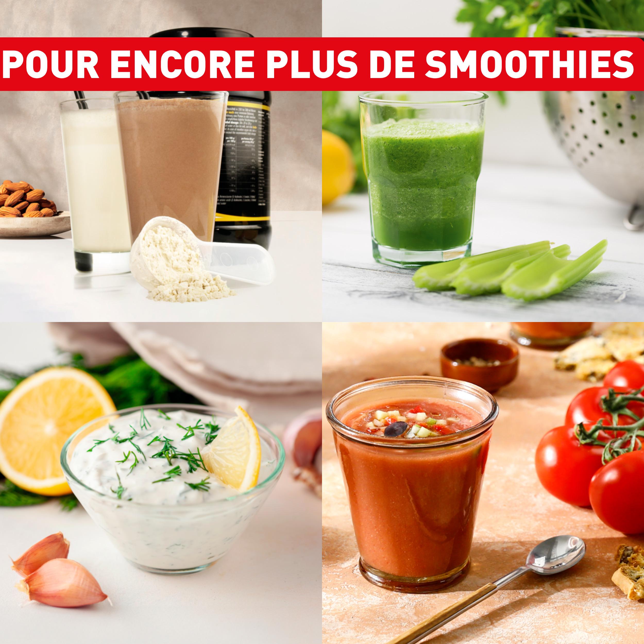Voir la diapositive 5 : TEFAL Blender portable BL1CT8F0 - Bleu