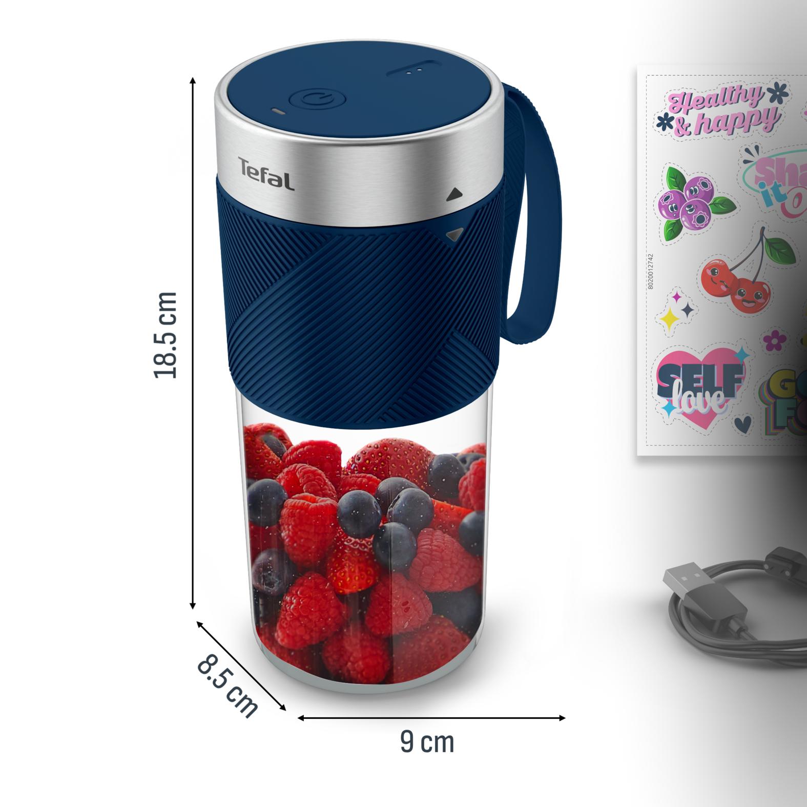 Voir la diapositive 9 : TEFAL Blender portable BL1CT8F0 - Bleu
